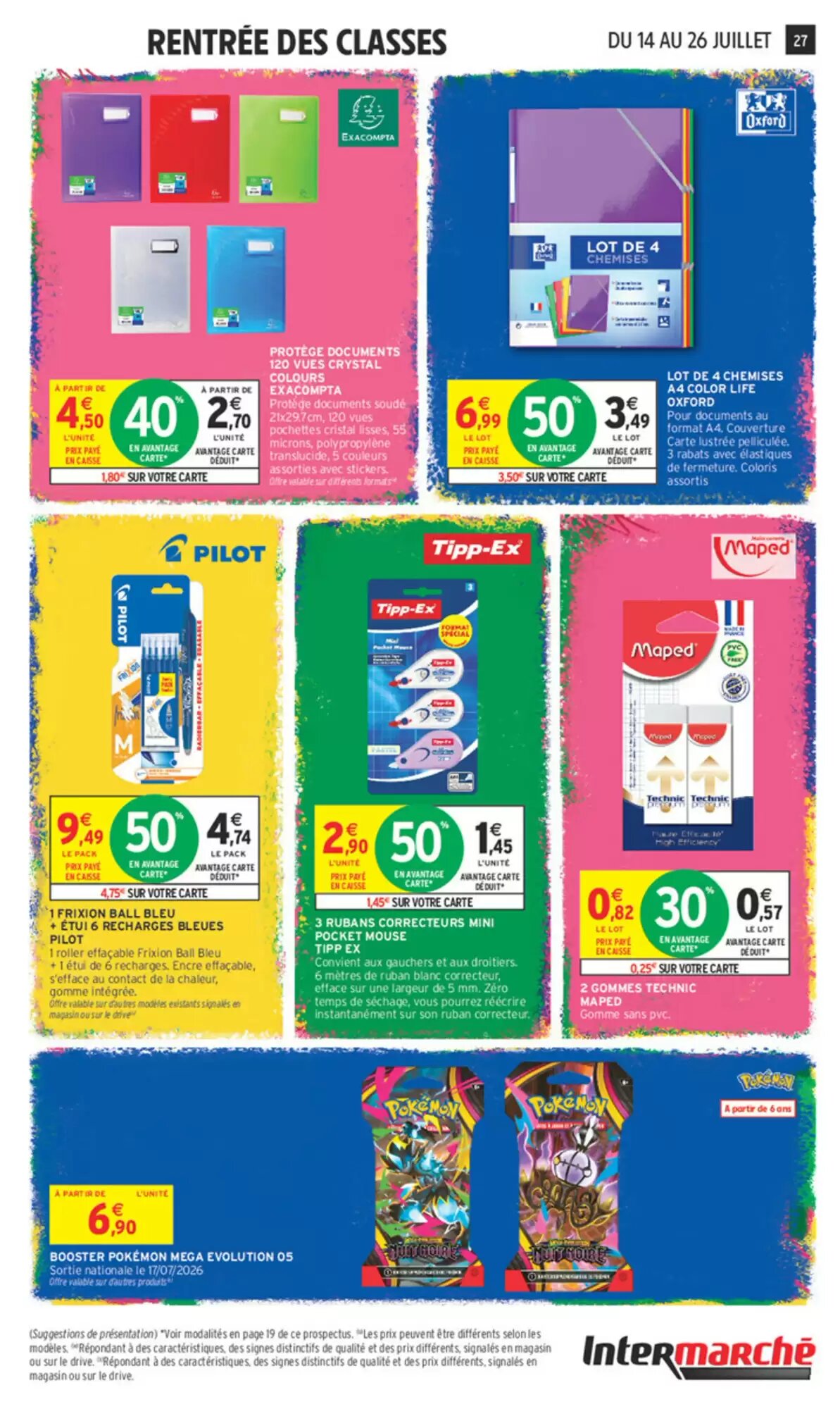 Prospectus promotionnel Intermarché valable à partir du 14/07/2026 - Page 27.