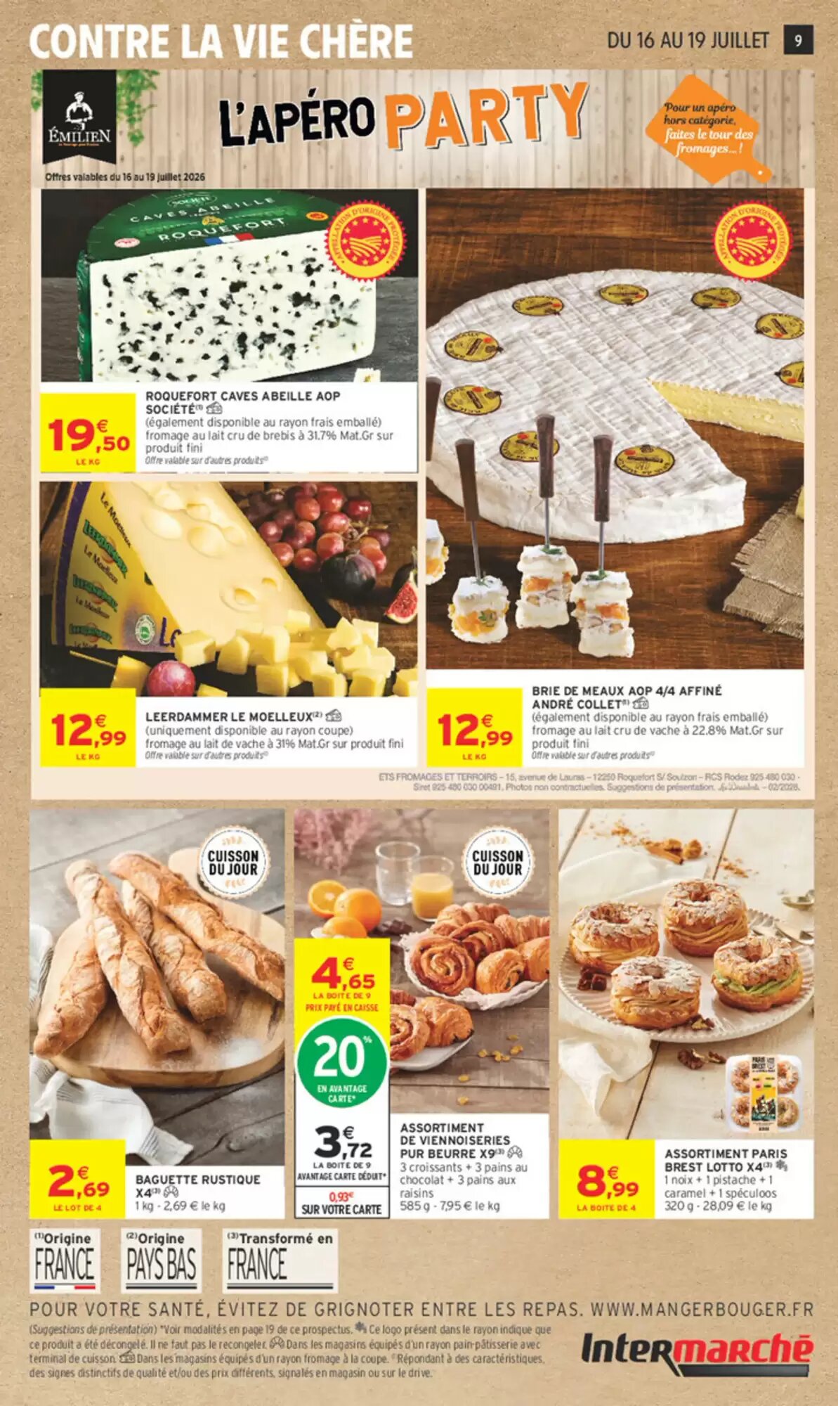 Prospectus promotionnel Intermarché valable à partir du 14/07/2026 - Page 9.