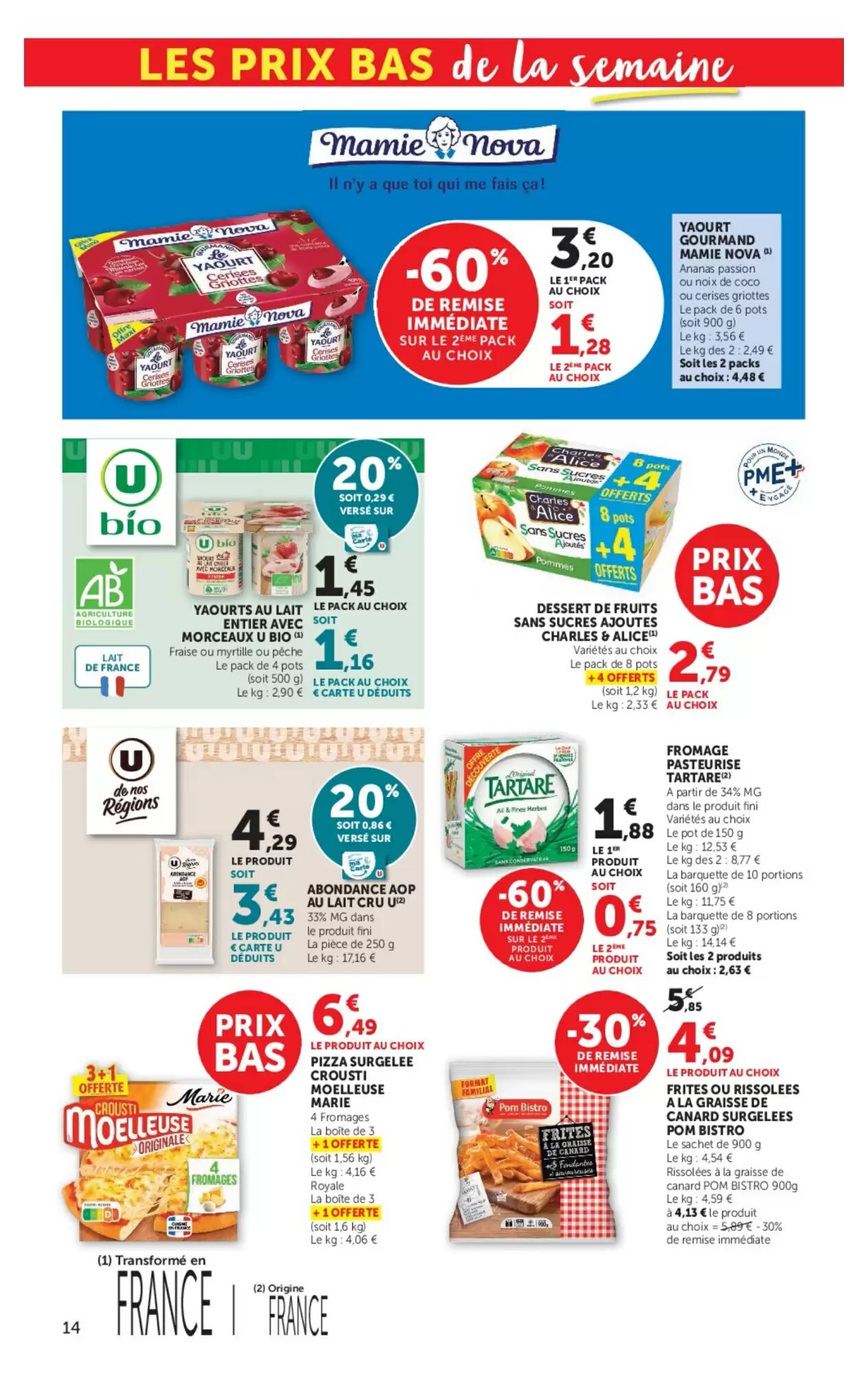Prospectus promotionnel Super U valable à partir du 15/07/2026 - Page 14.