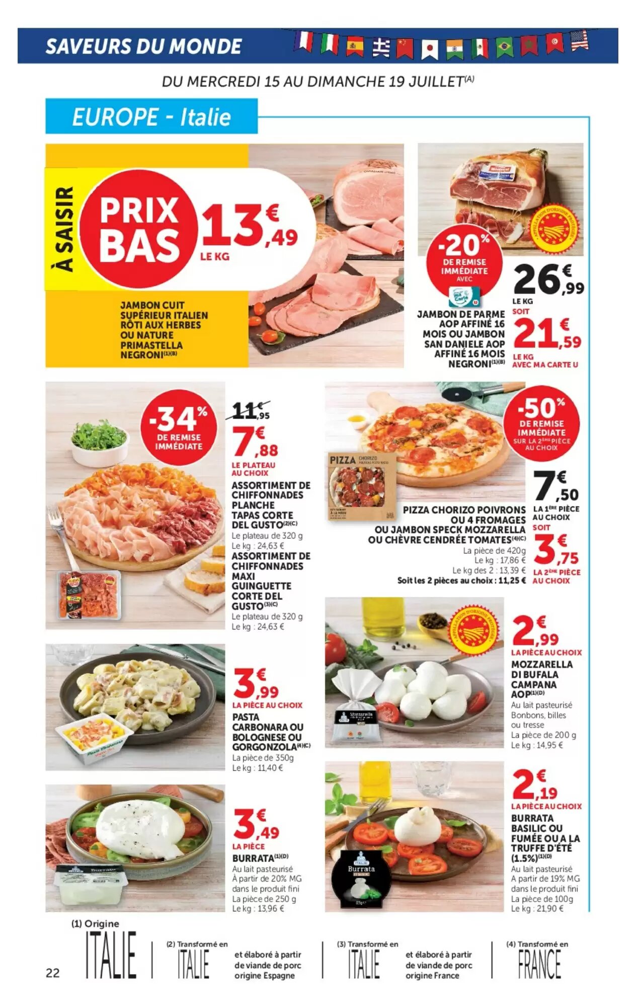 Prospectus promotionnel Super U valable à partir du 15/07/2026 - Page 22.