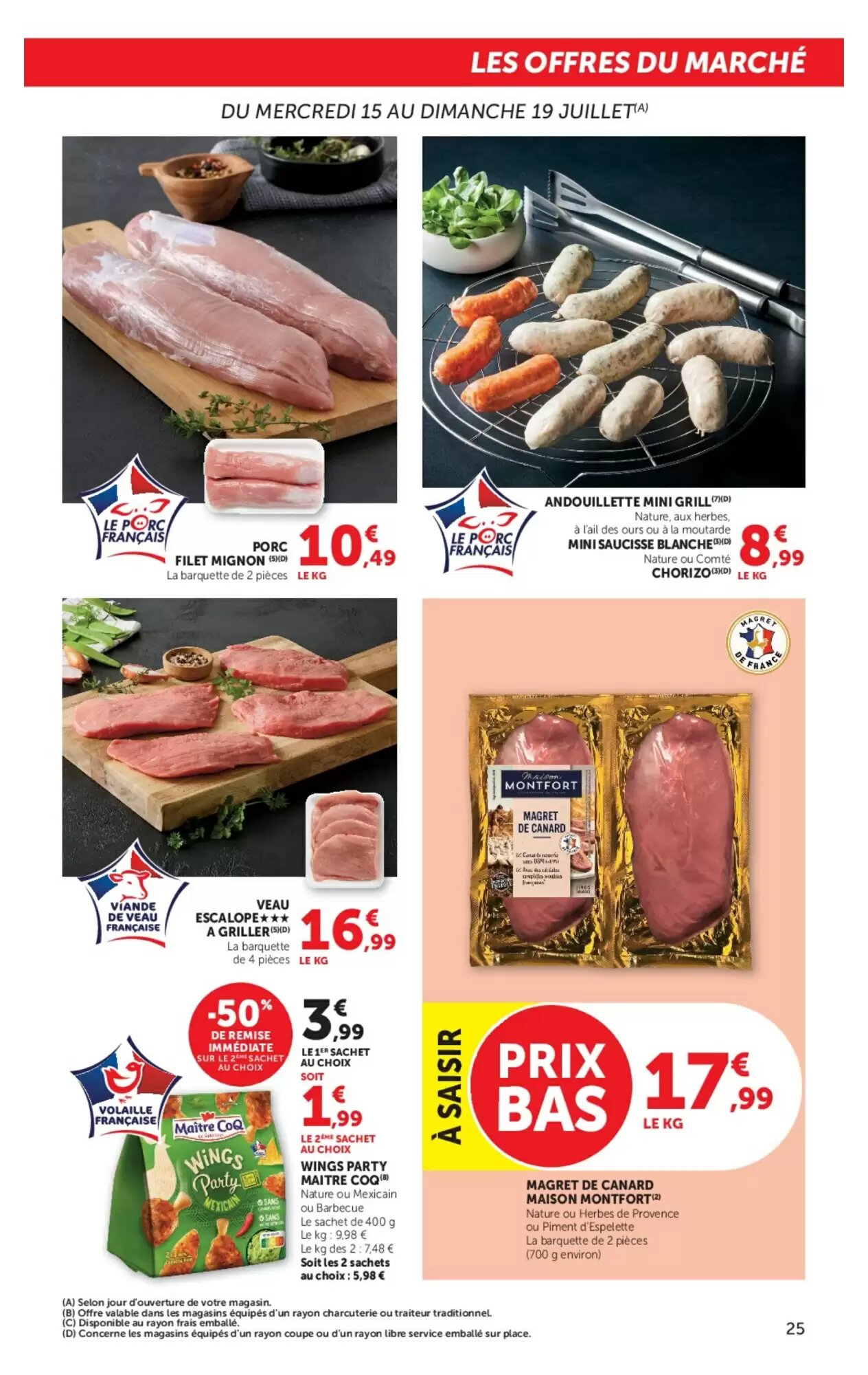 Prospectus promotionnel Super U valable à partir du 15/07/2026 - Page 25.