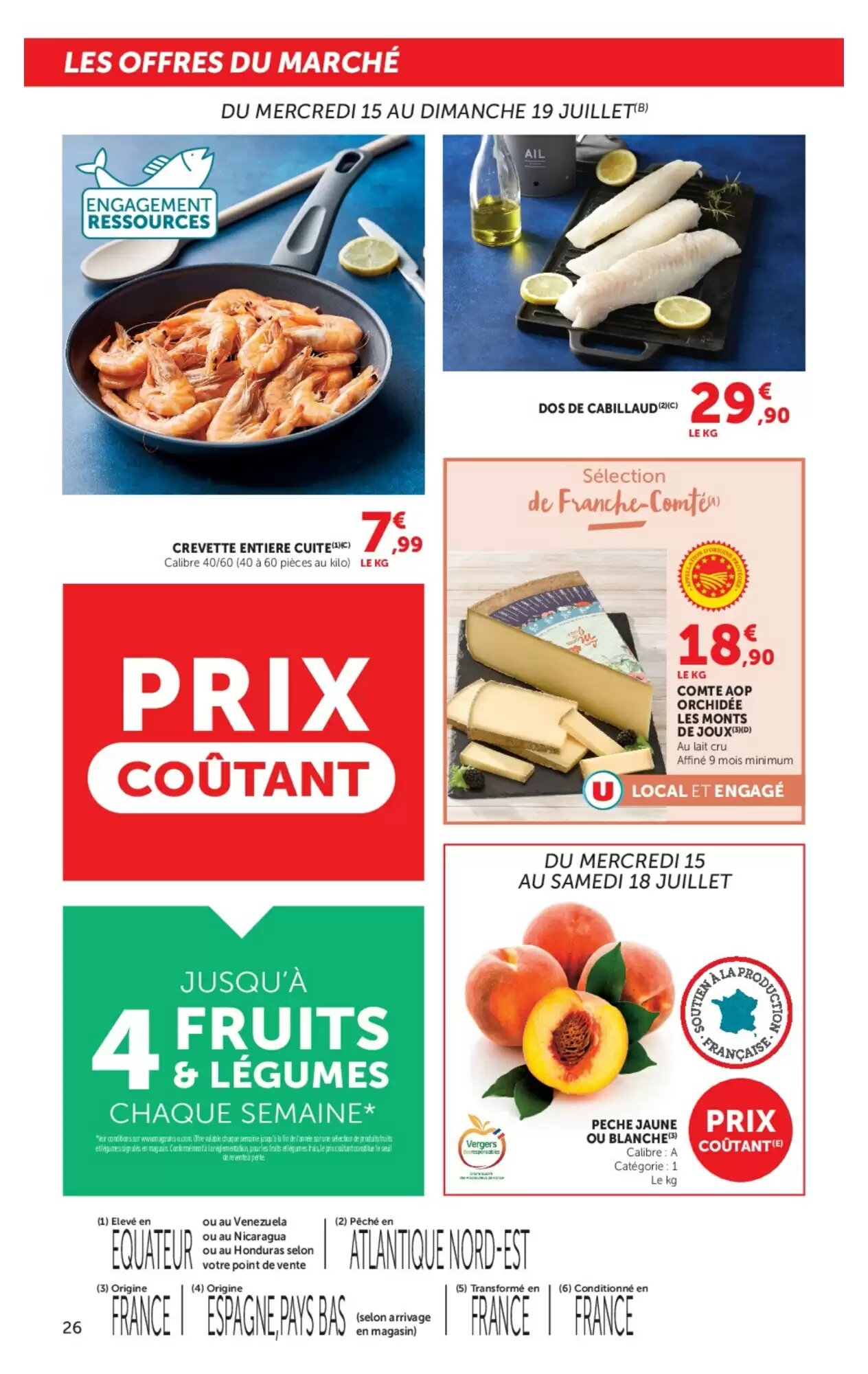 Prospectus promotionnel Super U valable à partir du 15/07/2026 - Page 26.
