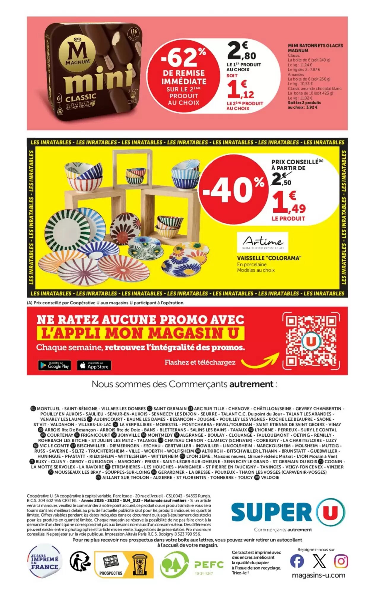 Prospectus promotionnel Super U valable à partir du 15/07/2026 - Page 32.