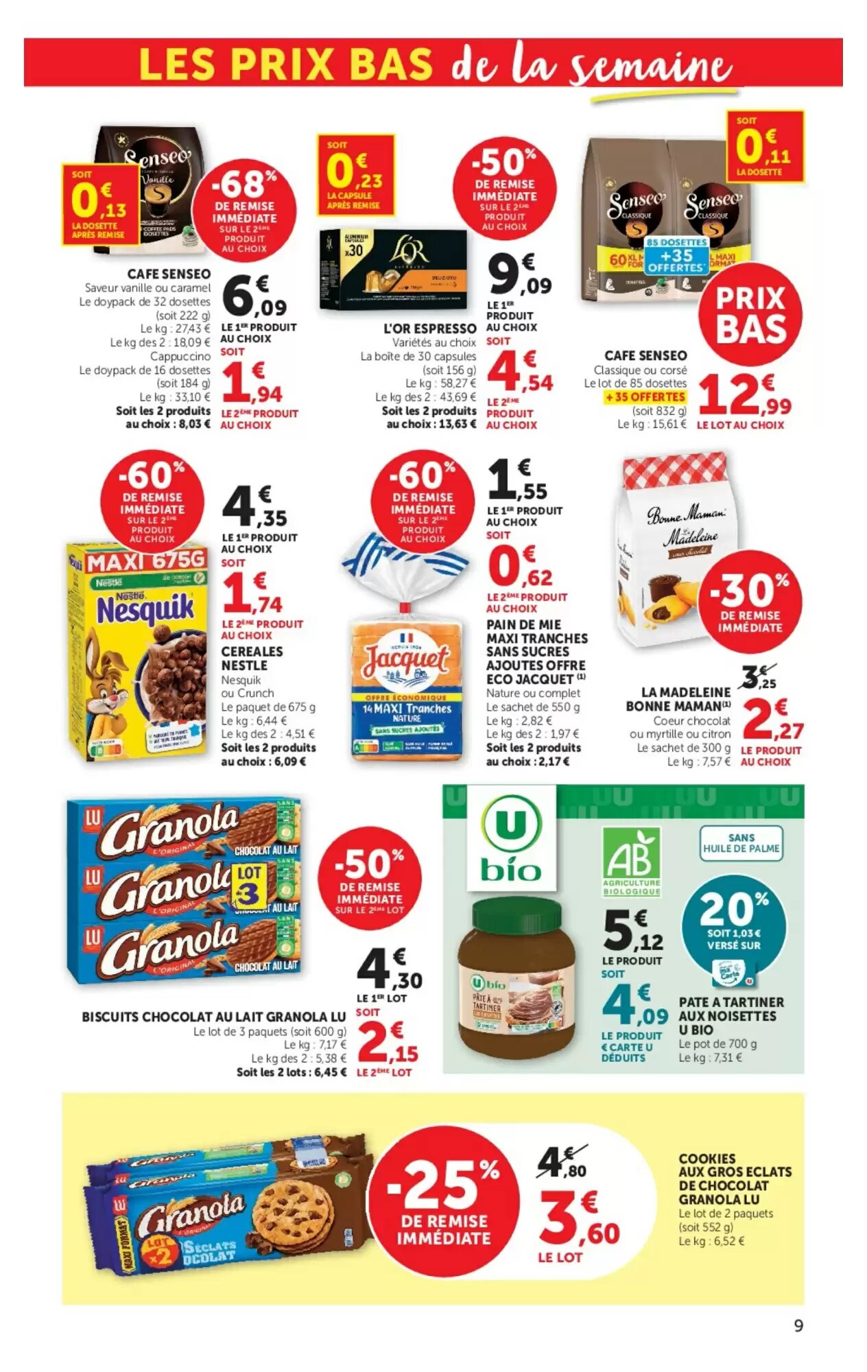 Prospectus promotionnel Super U valable à partir du 15/07/2026 - Page 9.