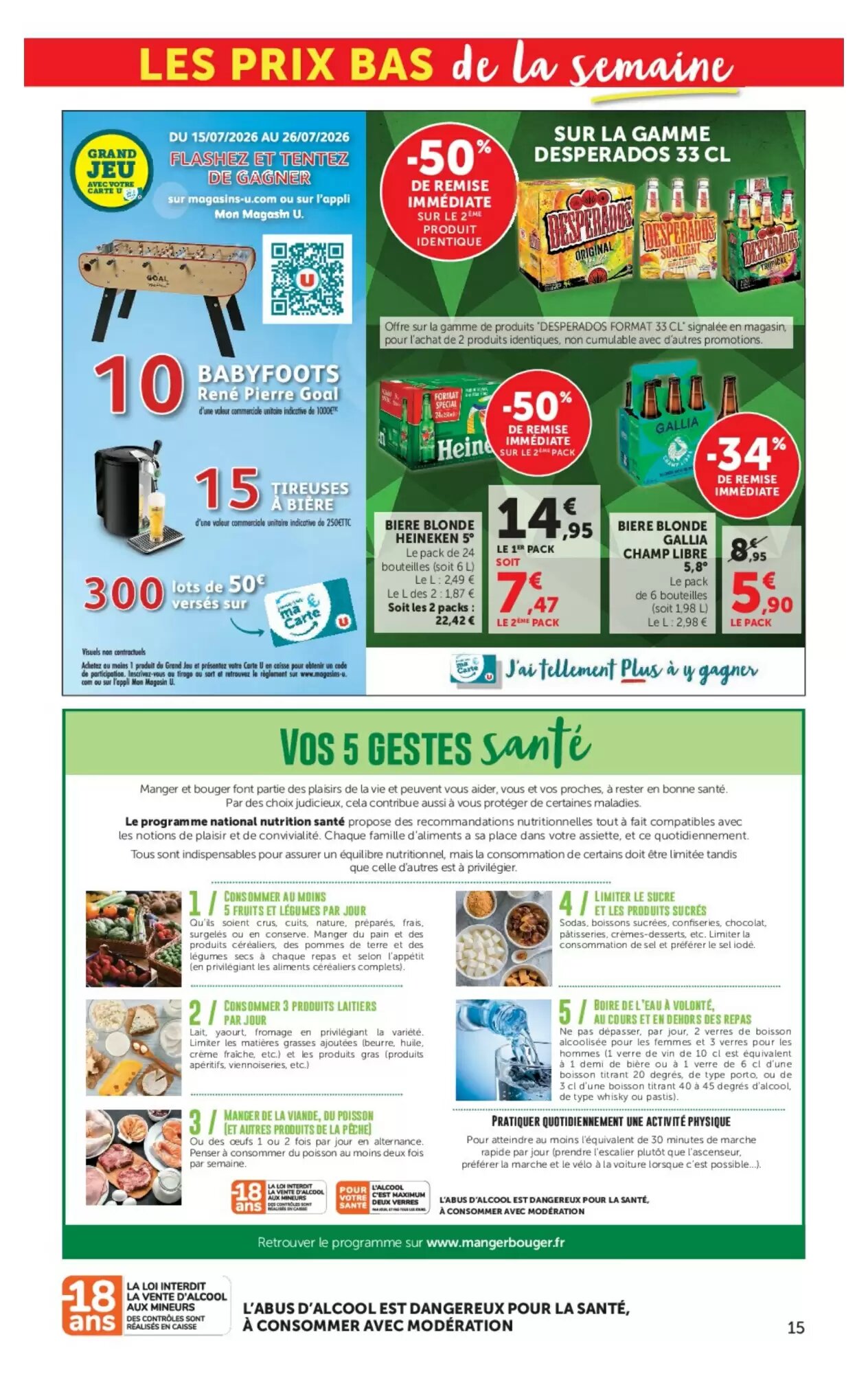 Prospectus promotionnel Hyper U valable à partir du 15/07/2026 - Page 15.