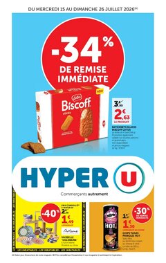 Prospectus promotionnel Hyper U valable à partir du 15/07/2026