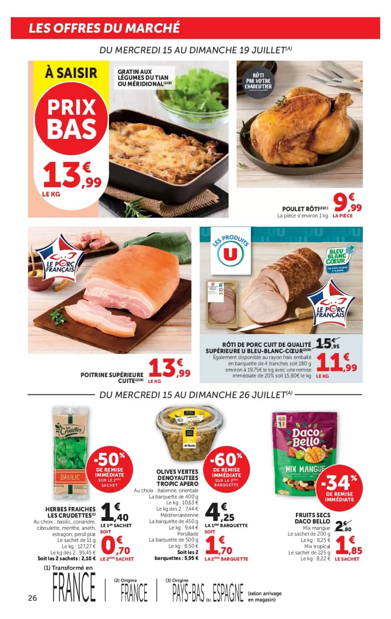 Prospectus promotionnel Hyper U valable à partir du 15/07/2026 - Page 26.
