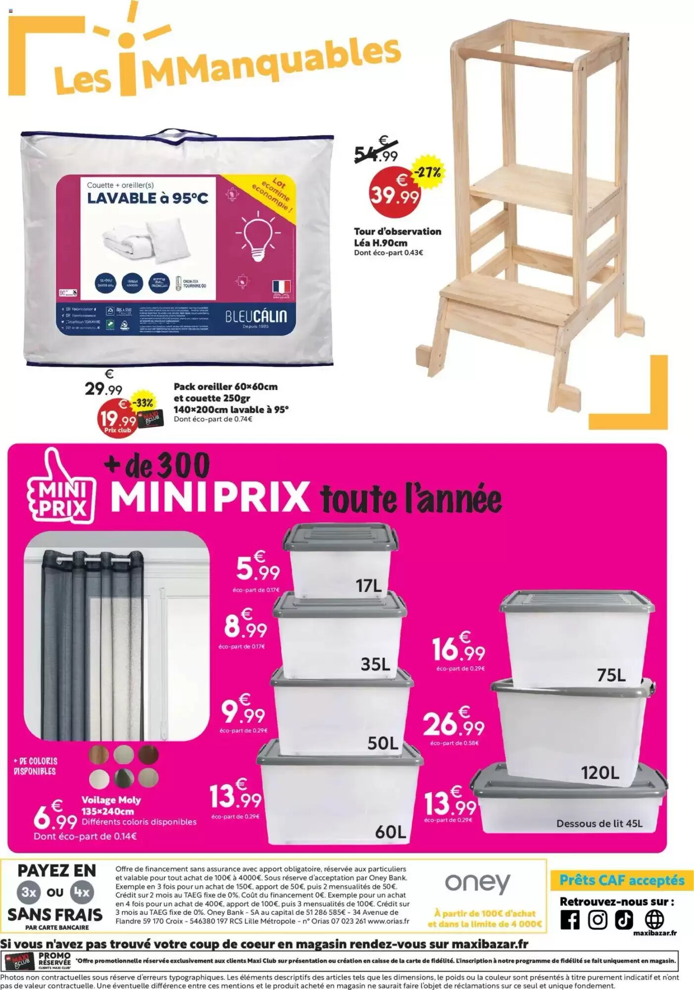 Prospectus promotionnel Maxi Bazar valable à partir du 15/07/2026 - Page 13.