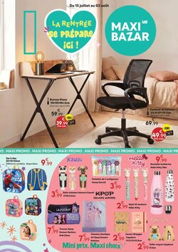 Prospectus promotionnel Maxi Bazar valable à partir du 15/07/2026
