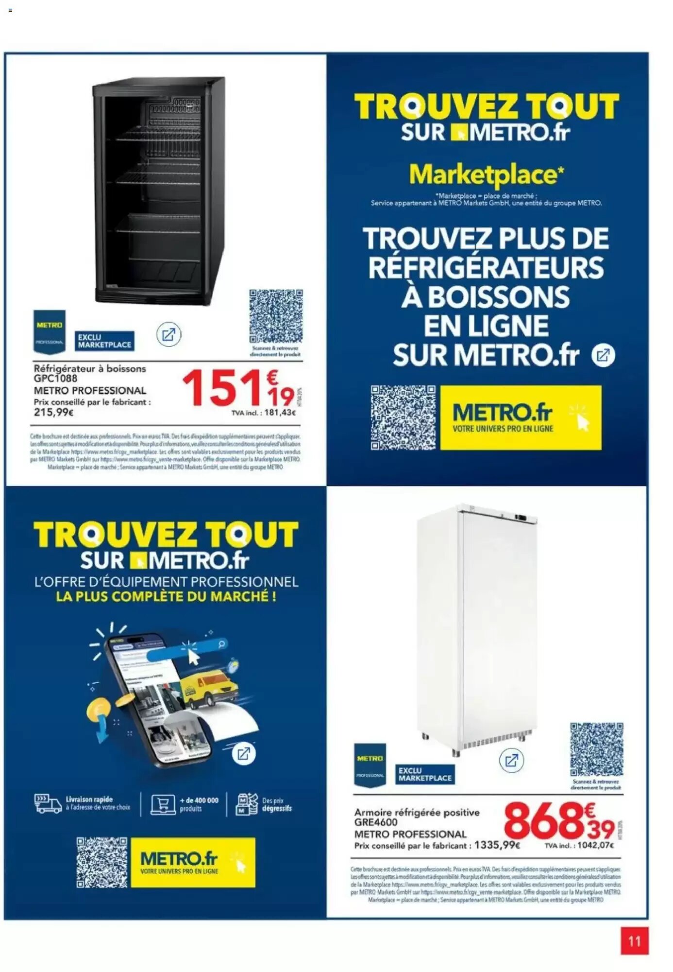 Prospectus promotionnel METRO valable à partir du 16/07/2026 - Page 11.