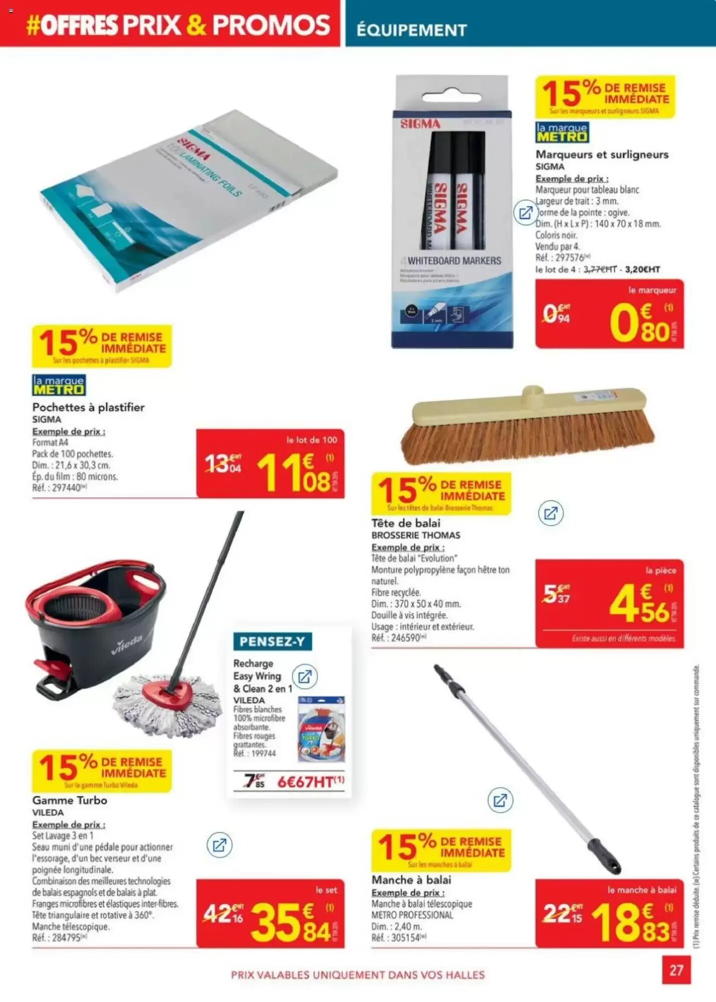 Prospectus promotionnel METRO valable à partir du 16/07/2026 - Page 27.