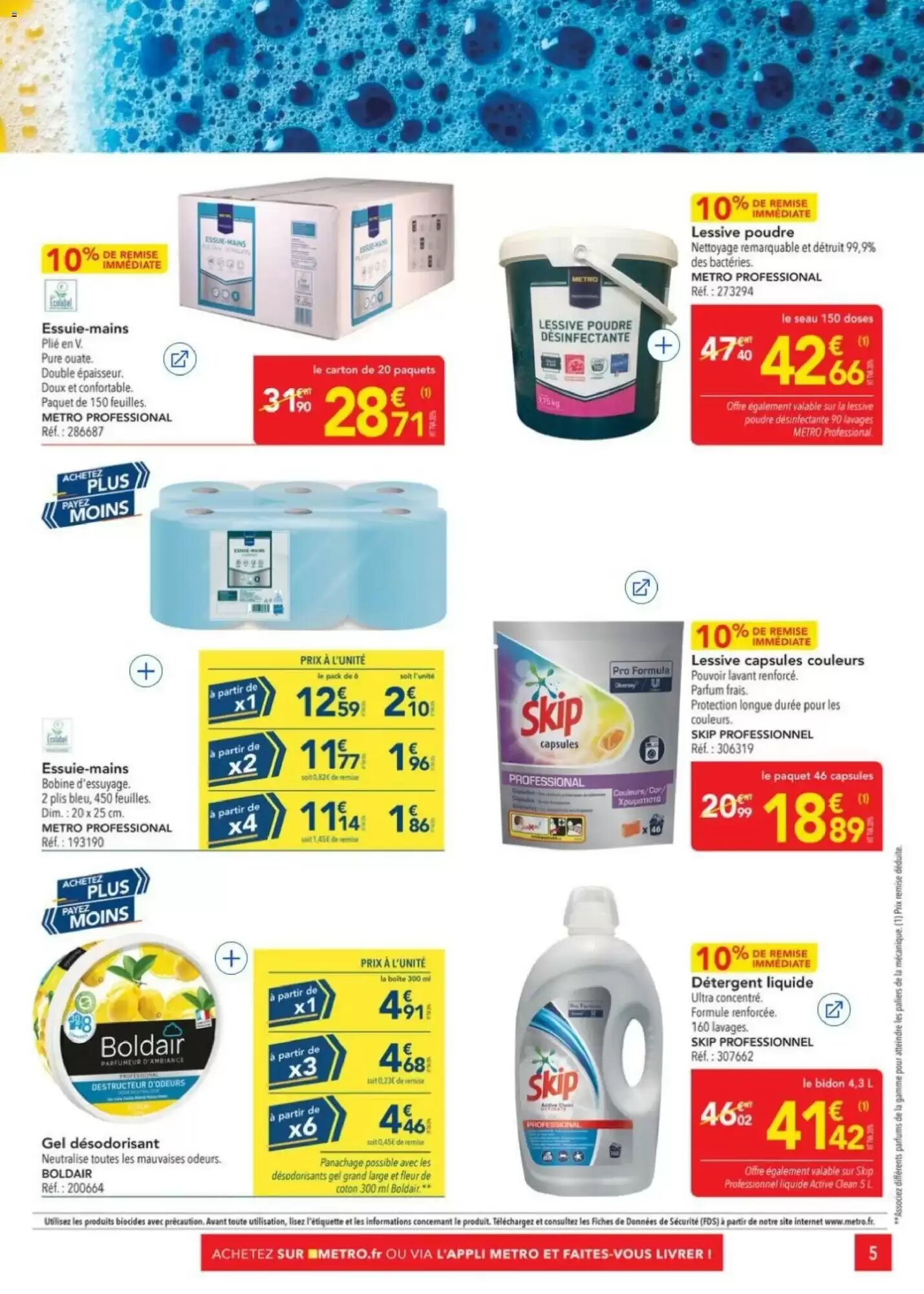 Prospectus promotionnel METRO valable à partir du 16/07/2026 - Page 5.