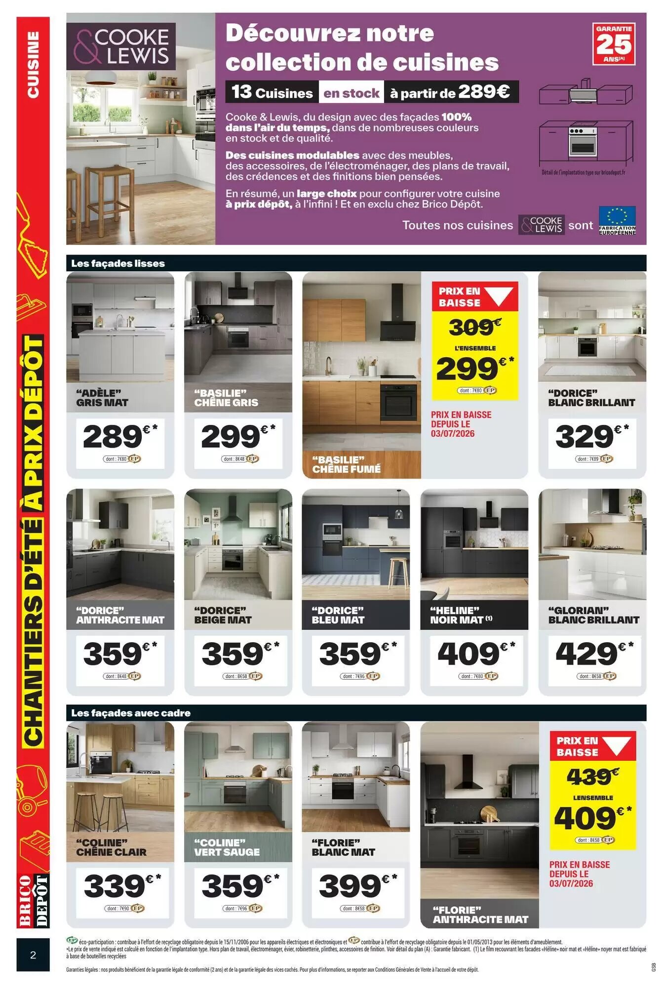 Prospectus promotionnel Brico Dépôt valable à partir du 17/07/2026 - Page 2.