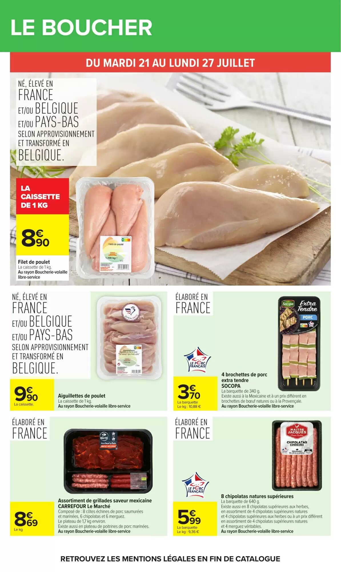 Prospectus promotionnel Carrefour valable à partir du 21/07/2026 - Page 23.
