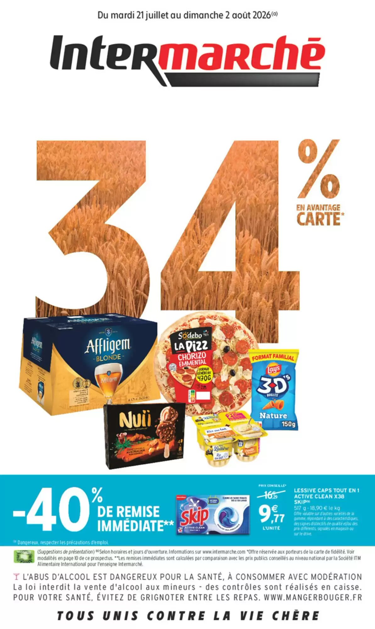 Prospectus promotionnel Intermarché valable à partir du 21/07/2026 - Page 1.