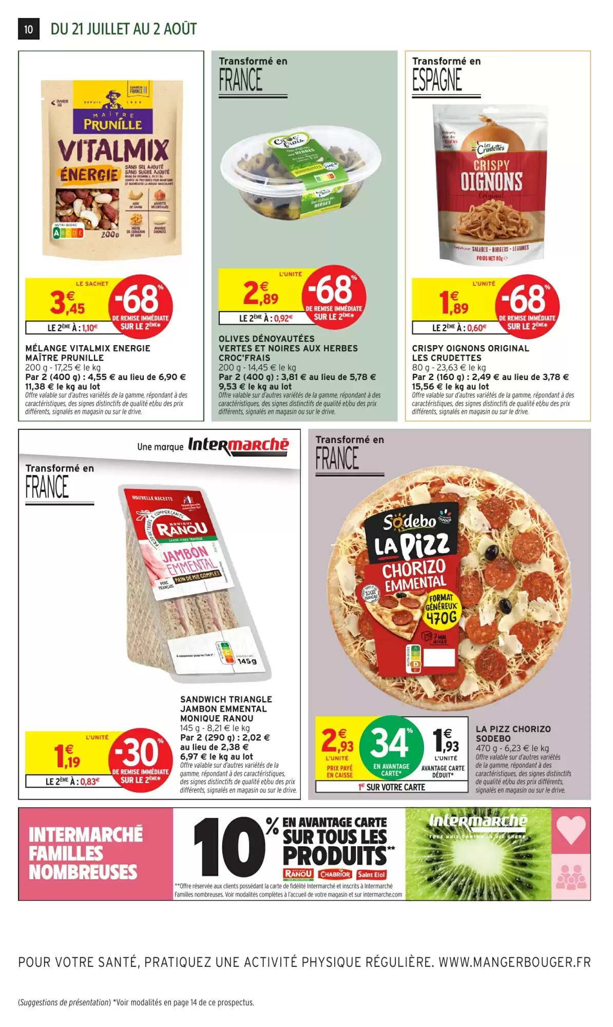 Prospectus promotionnel Intermarché valable à partir du 21/07/2026 - Page 10.