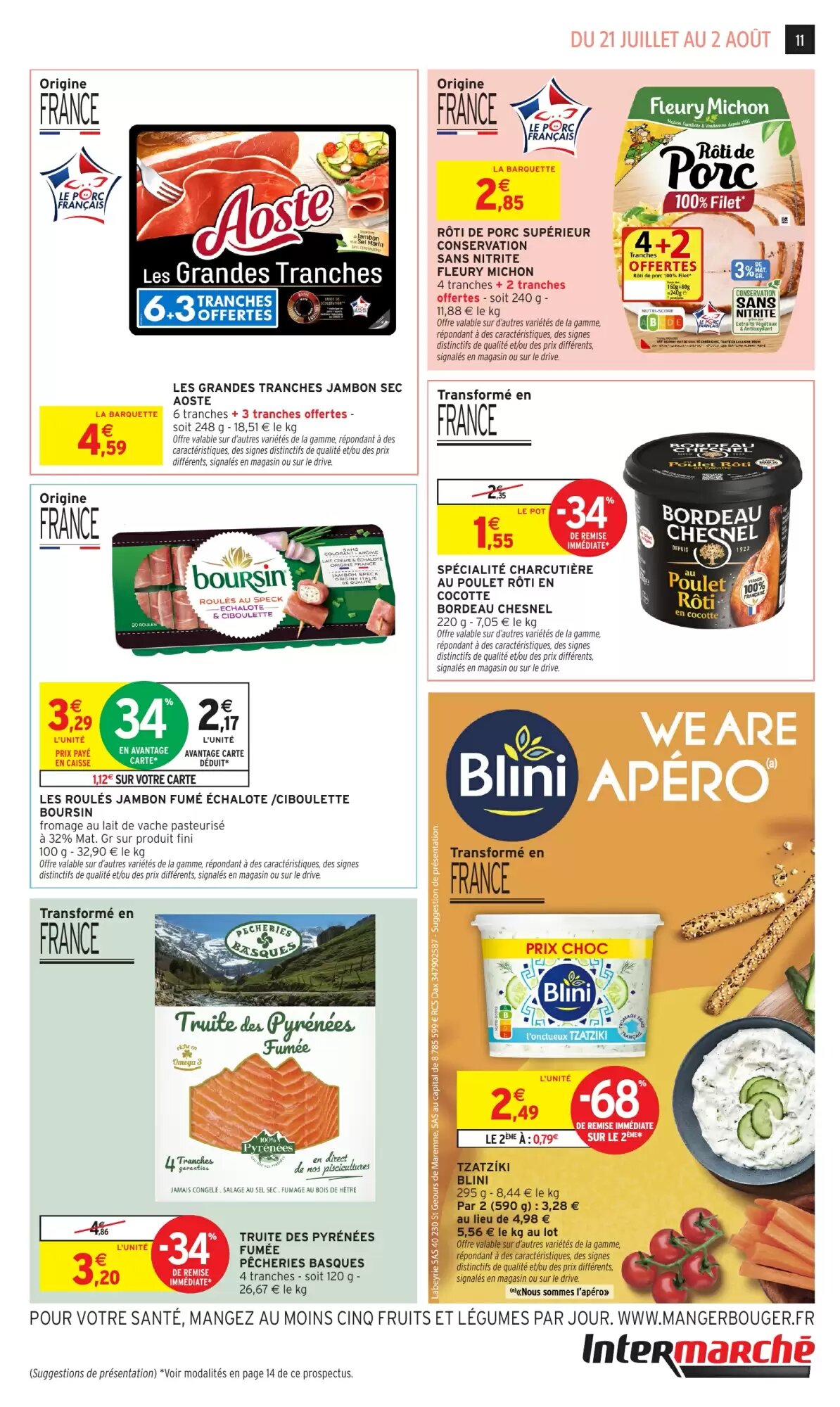 Prospectus promotionnel Intermarché valable à partir du 21/07/2026 - Page 11.