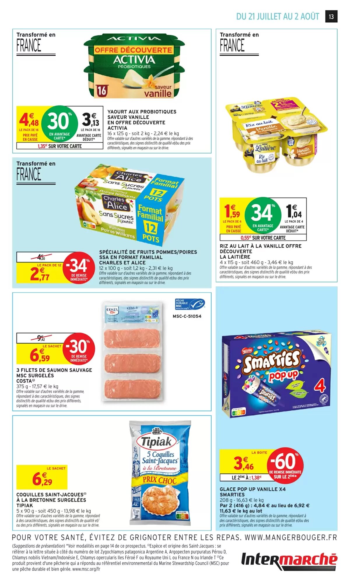Prospectus promotionnel Intermarché valable à partir du 21/07/2026 - Page 13.