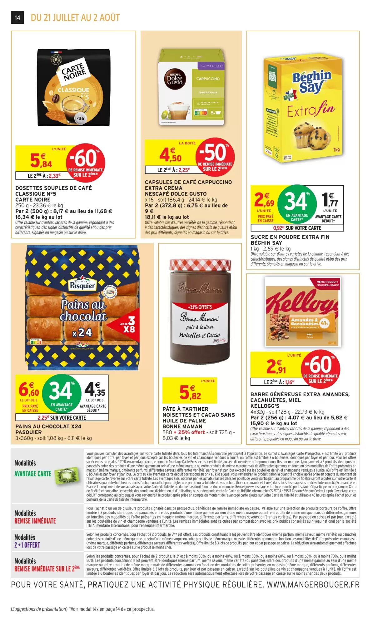 Prospectus promotionnel Intermarché valable à partir du 21/07/2026 - Page 14.