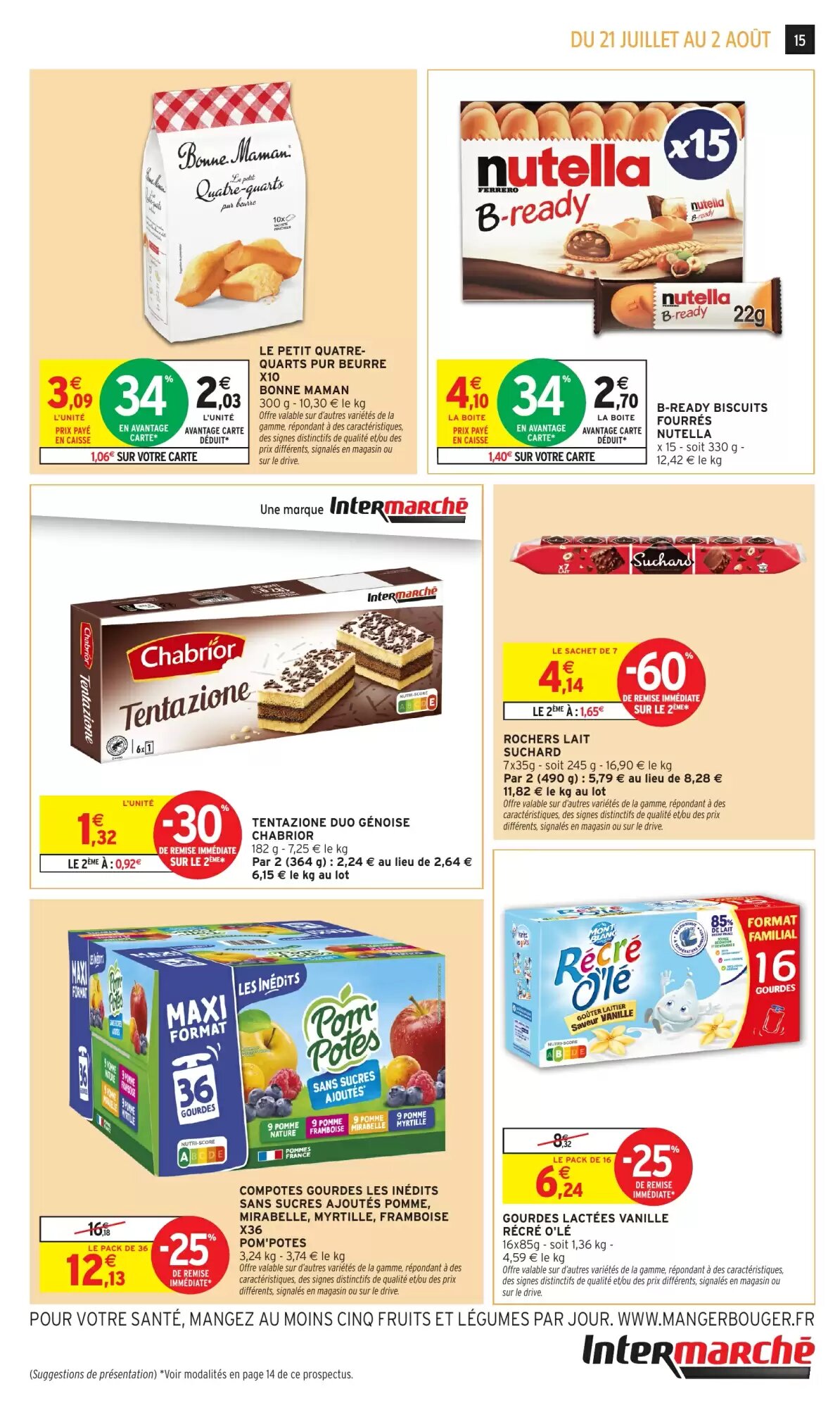 Prospectus promotionnel Intermarché valable à partir du 21/07/2026 - Page 15.