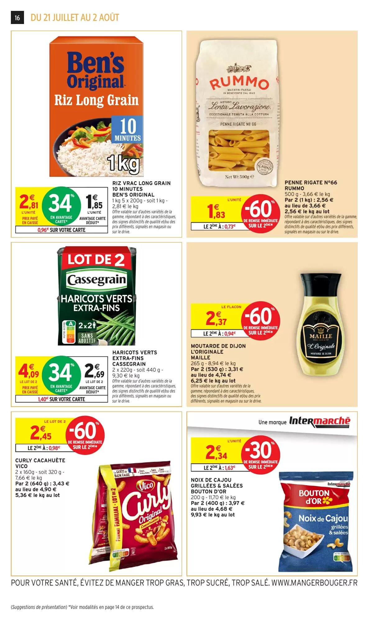 Prospectus promotionnel Intermarché valable à partir du 21/07/2026 - Page 16.