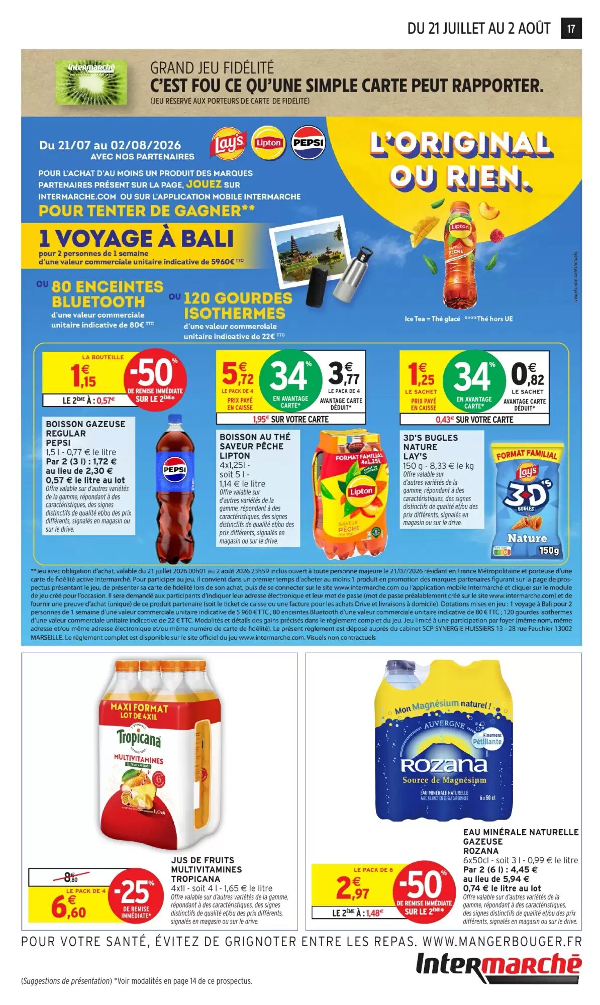 Prospectus promotionnel Intermarché valable à partir du 21/07/2026 - Page 17.