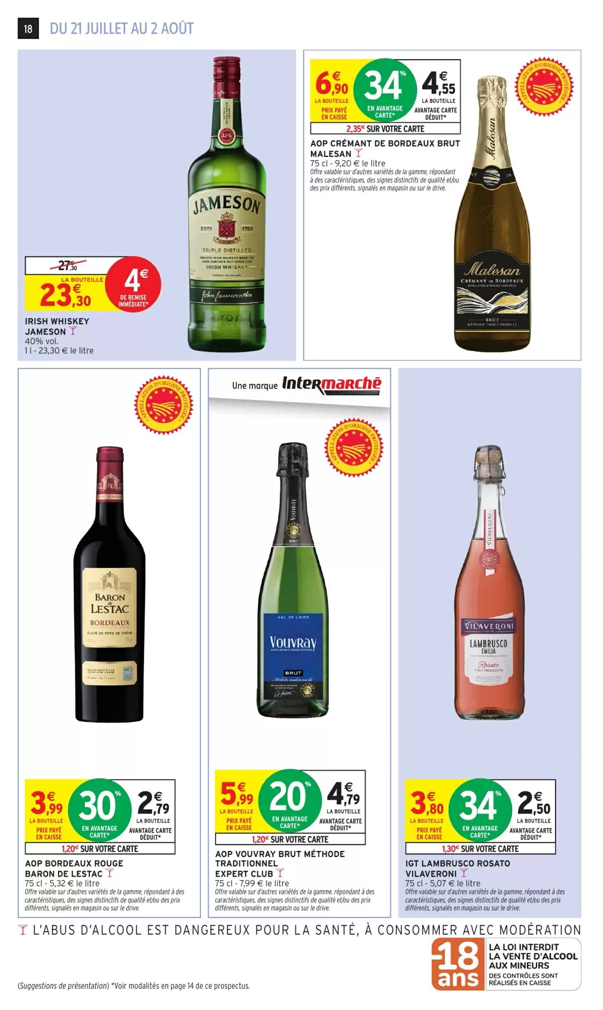 Prospectus promotionnel Intermarché valable à partir du 21/07/2026 - Page 18.
