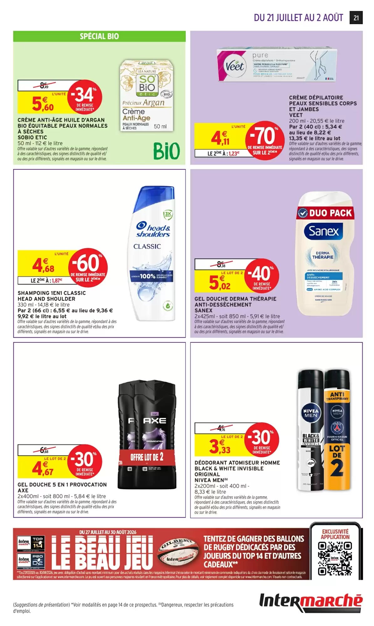 Prospectus promotionnel Intermarché valable à partir du 21/07/2026 - Page 21.