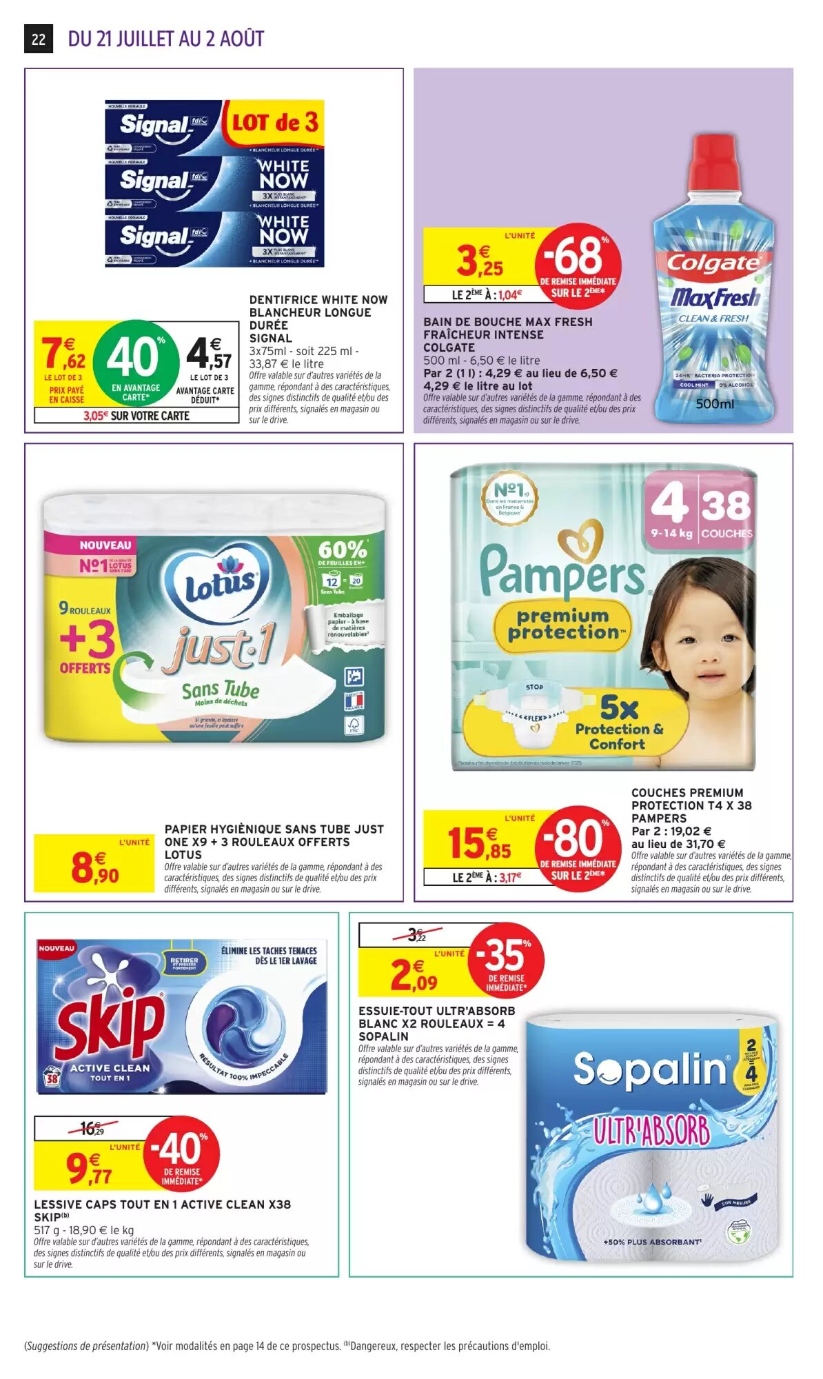 Prospectus promotionnel Intermarché valable à partir du 21/07/2026 - Page 22.