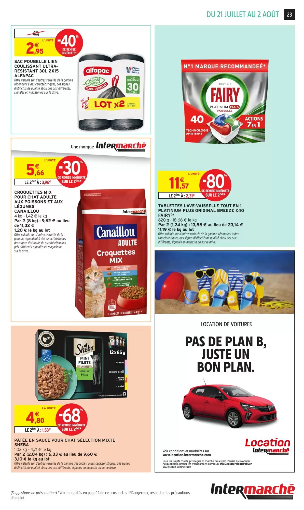 Prospectus promotionnel Intermarché valable à partir du 21/07/2026 - Page 23.