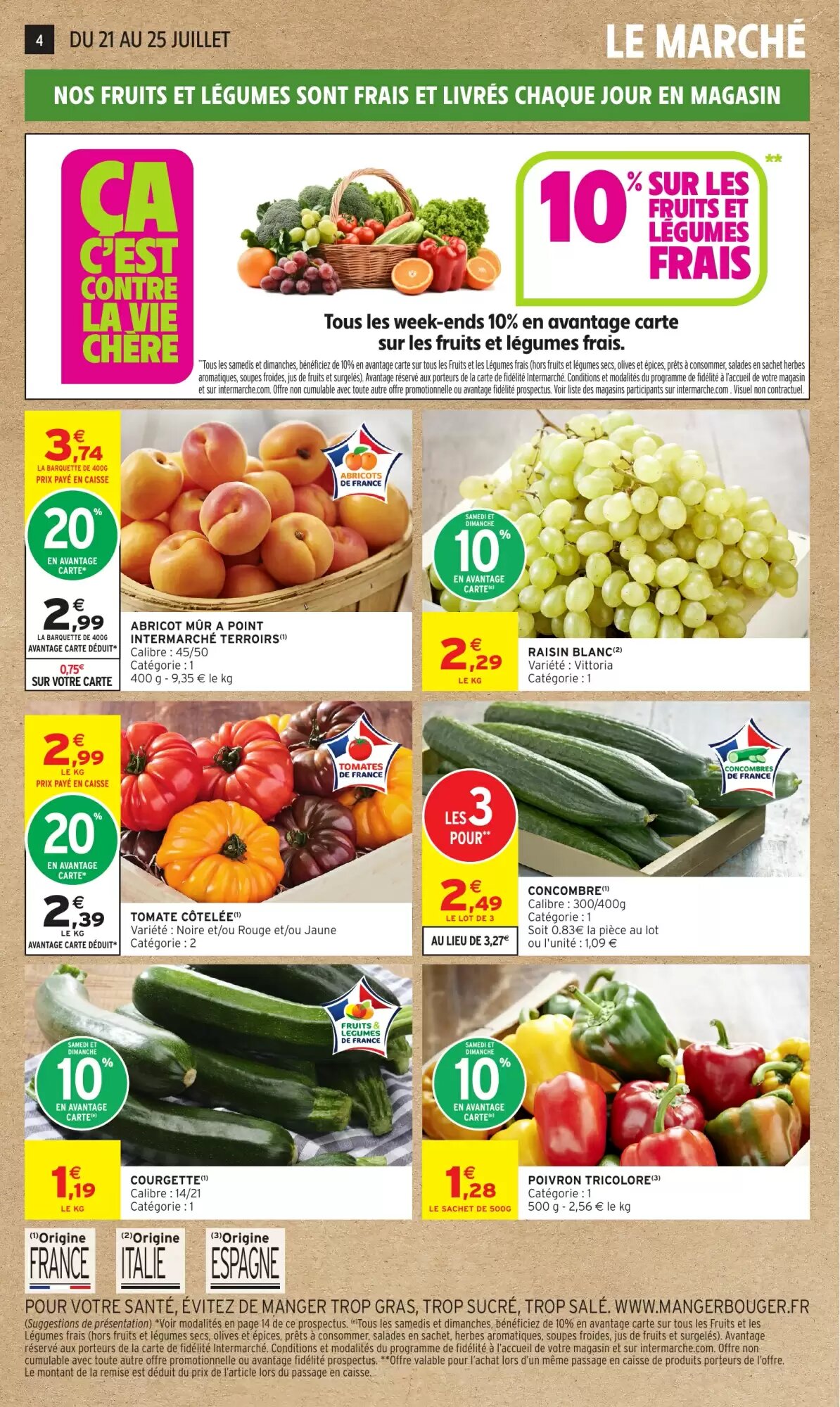 Prospectus promotionnel Intermarché valable à partir du 21/07/2026 - Page 4.