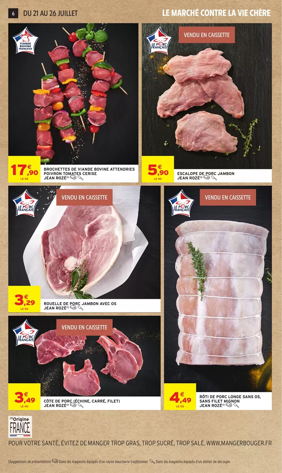 Prospectus promotionnel Intermarché valable à partir du 21/07/2026 - Page 6.