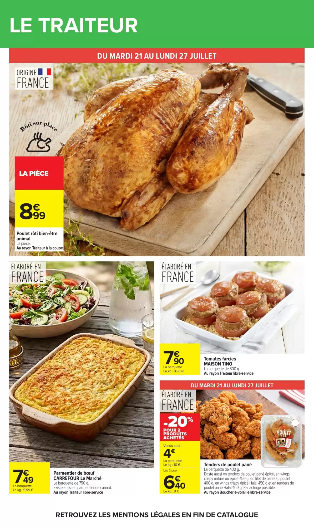 Prospectus promotionnel Carrefour valable à partir du 21/07/2026 - Page 21.