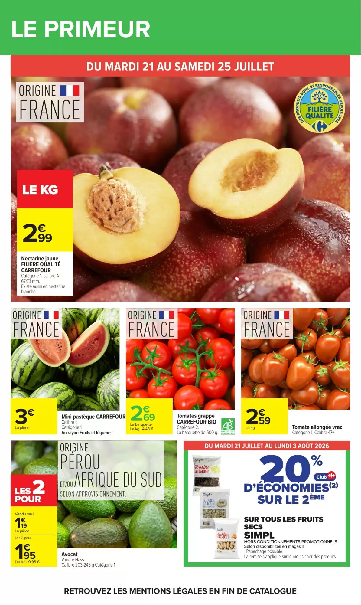 Prospectus promotionnel Carrefour valable à partir du 21/07/2026 - Page 27.