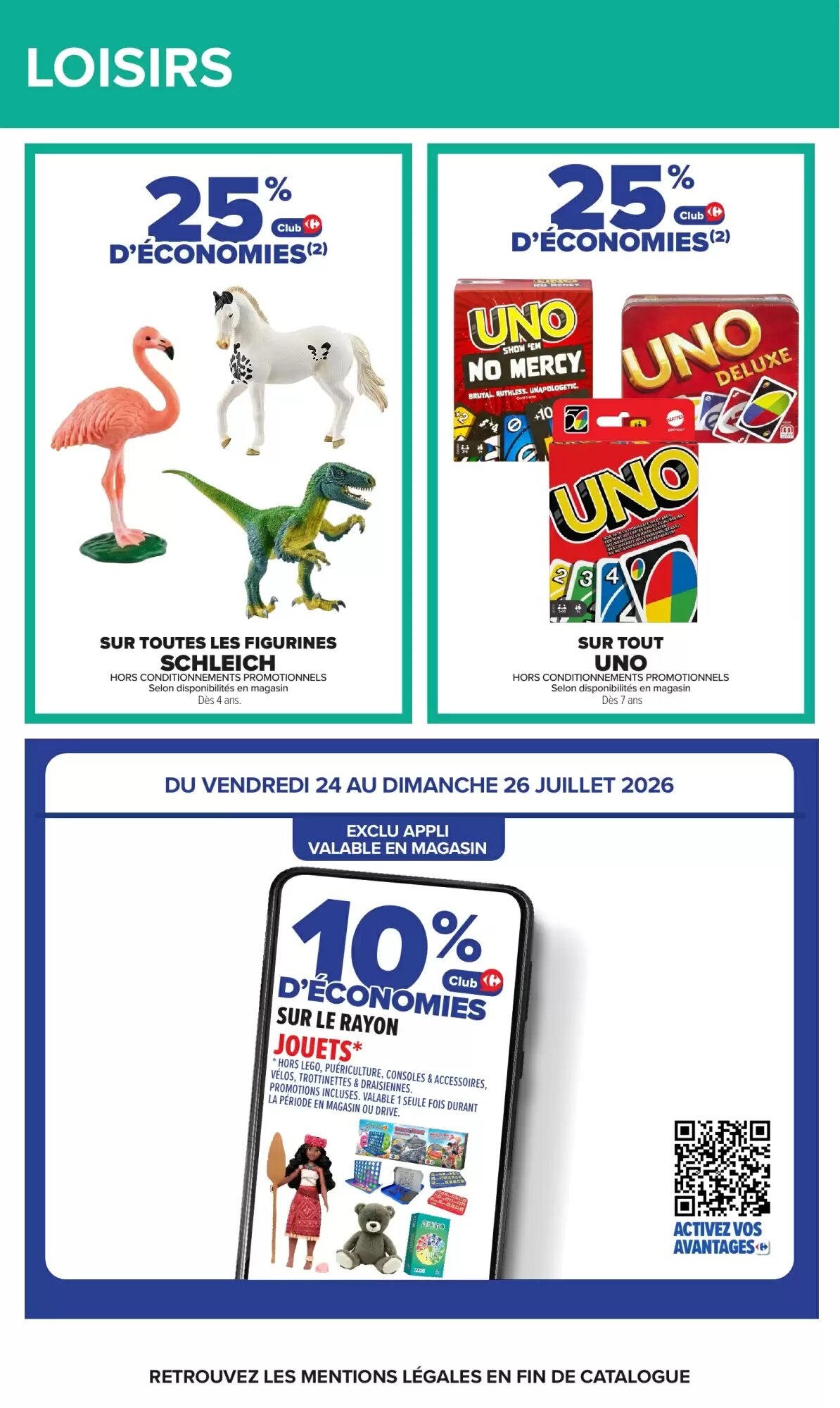 Prospectus promotionnel Carrefour valable à partir du 21/07/2026 - Page 58.