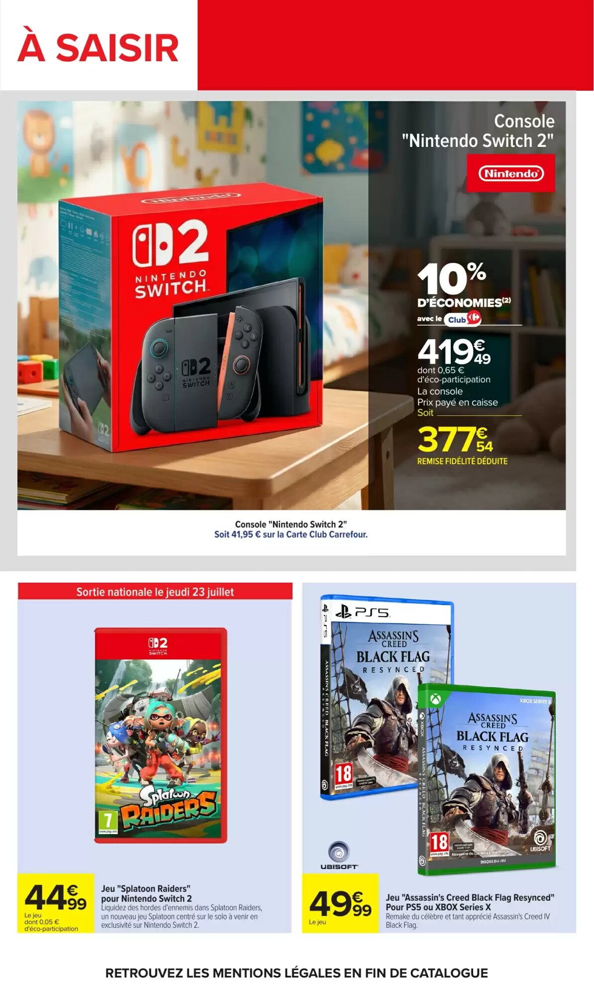 Prospectus promotionnel Carrefour valable à partir du 21/07/2026 - Page 71.