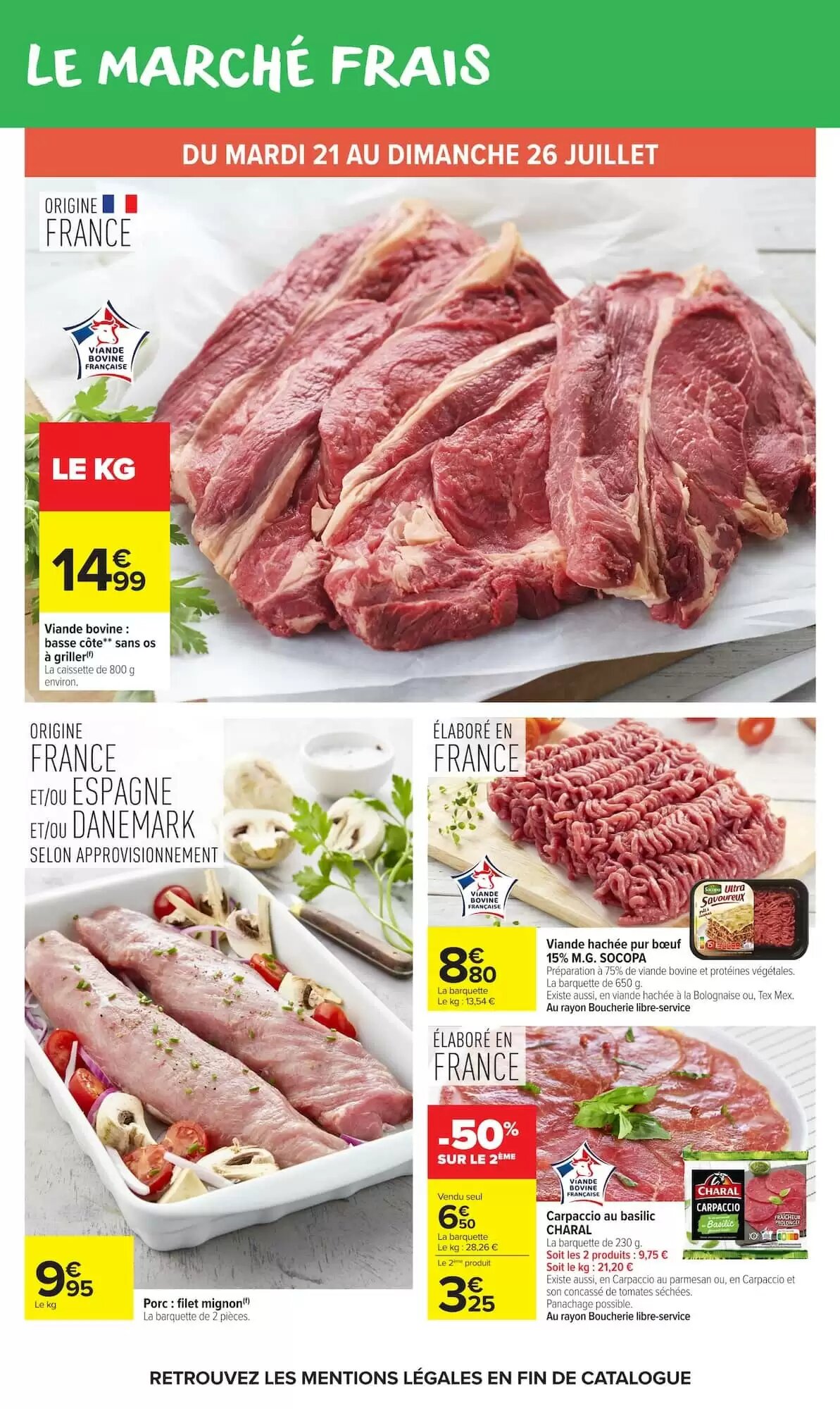 Prospectus promotionnel Carrefour Market valable à partir du 21/07/2026 - Page 18.