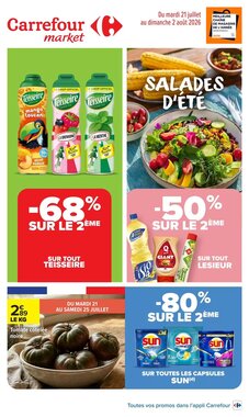 Prospectus promotionnel Carrefour Market valable à partir du 21/07/2026