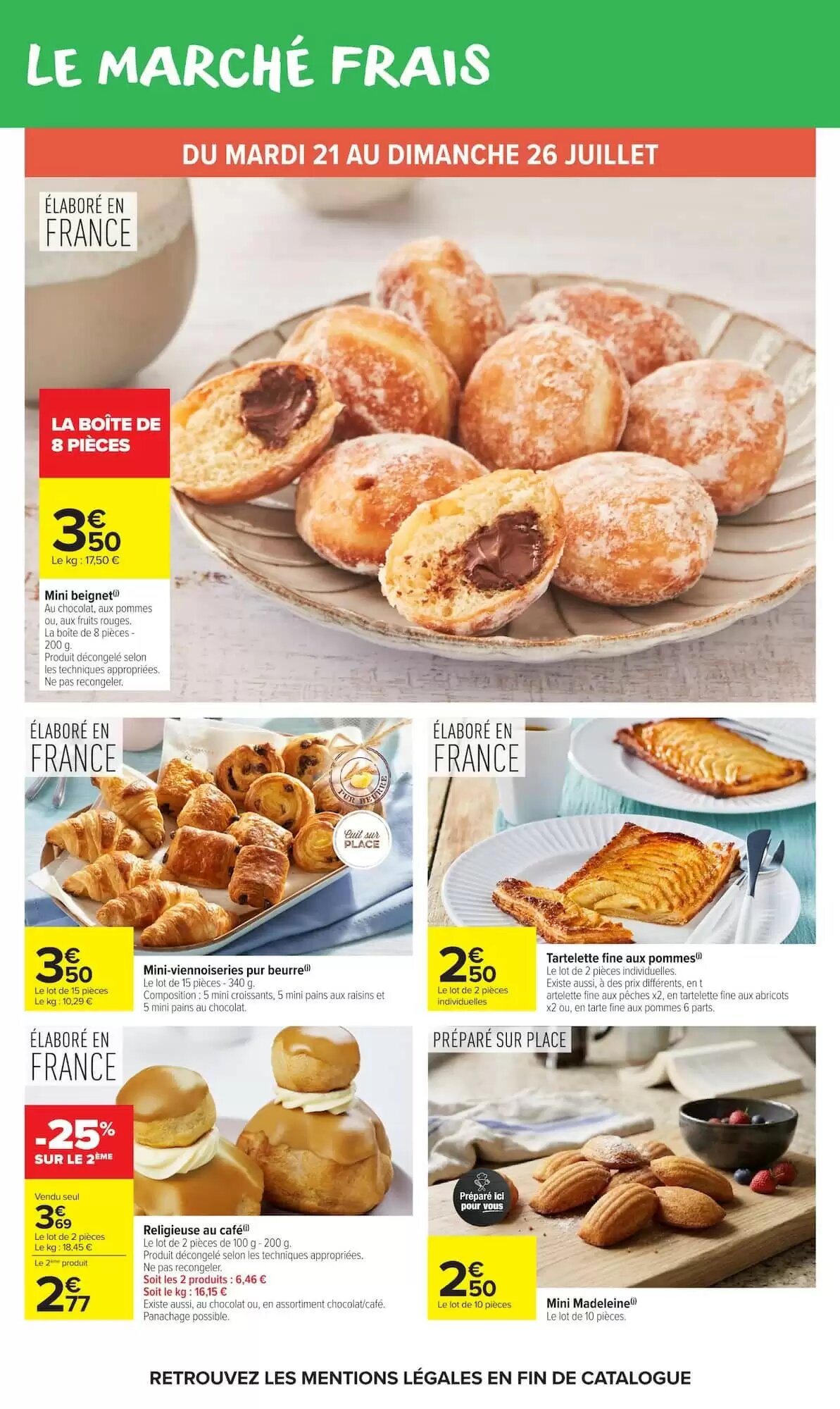 Prospectus promotionnel Carrefour Market valable à partir du 21/07/2026 - Page 20.