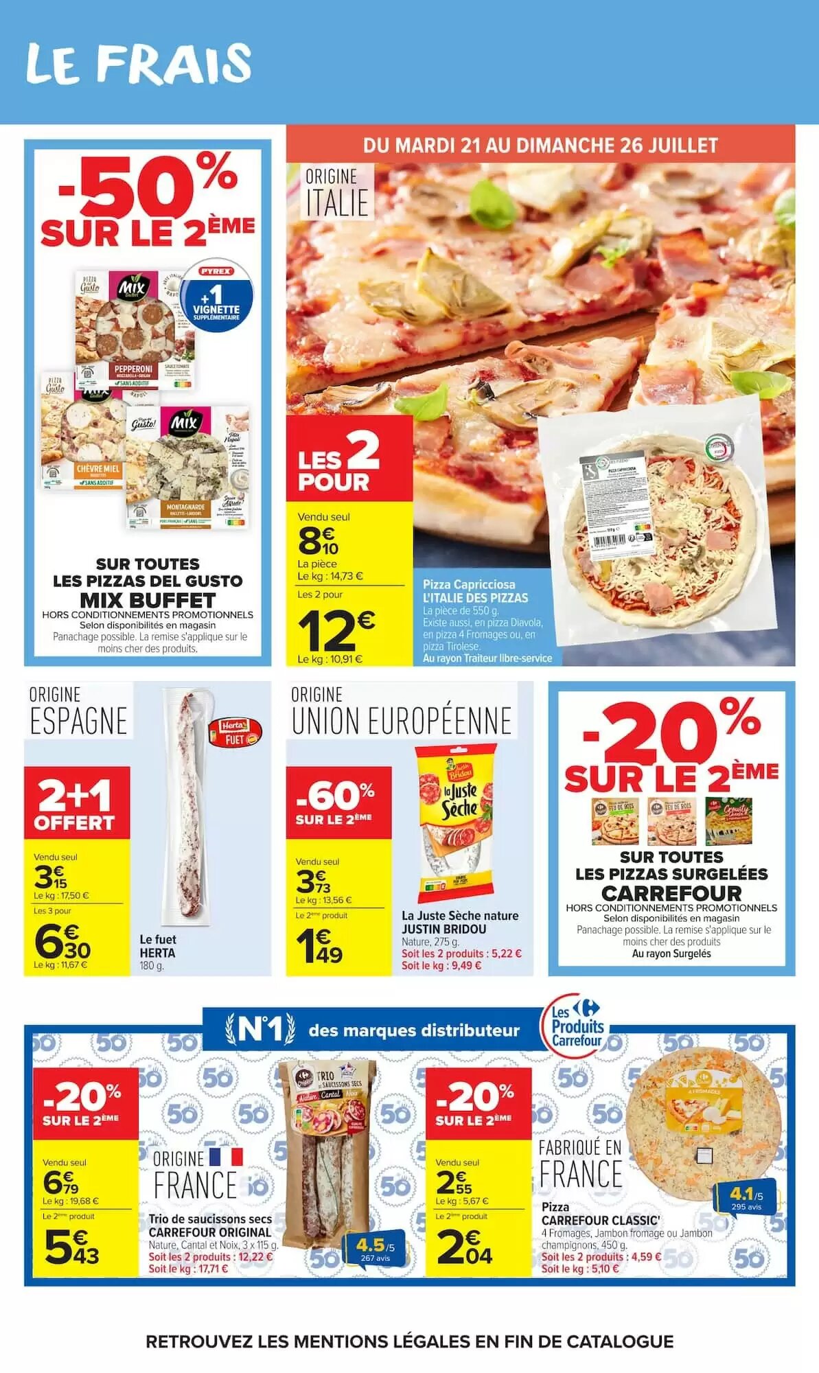 Prospectus promotionnel Carrefour Market valable à partir du 21/07/2026 - Page 23.