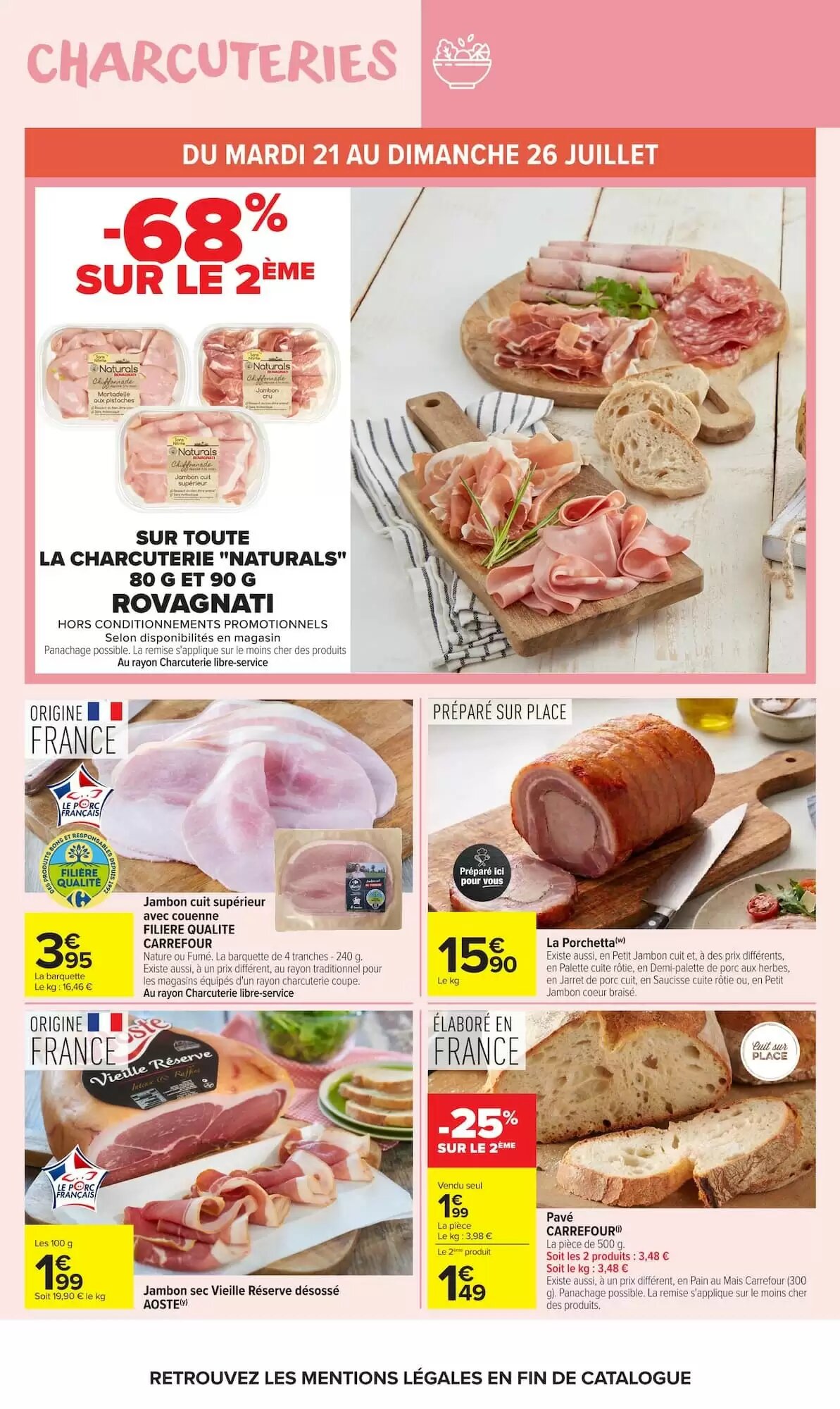 Prospectus promotionnel Carrefour Market valable à partir du 21/07/2026 - Page 6.