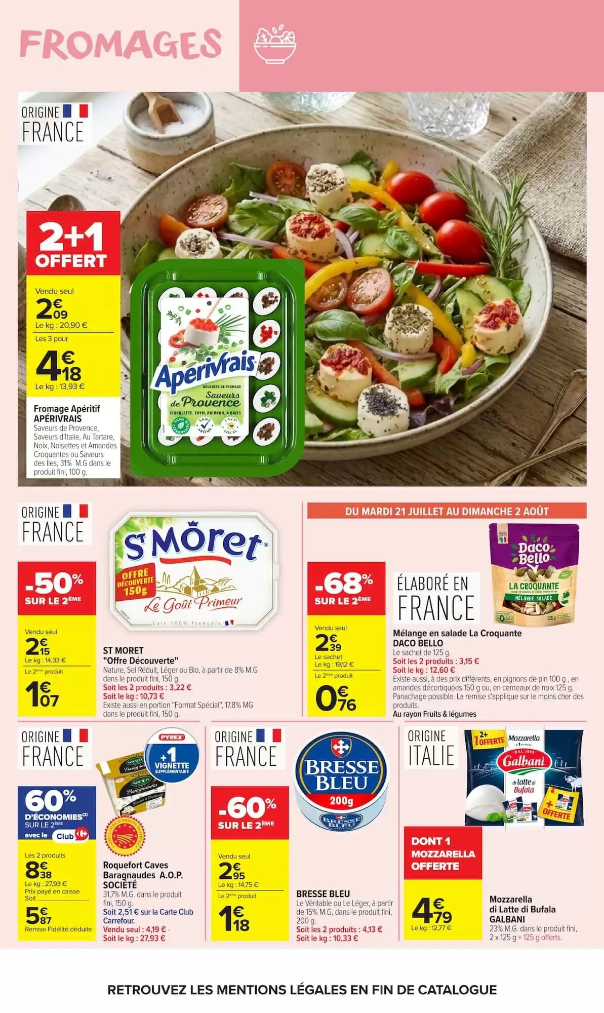 Prospectus promotionnel Carrefour Market valable à partir du 21/07/2026 - Page 9.