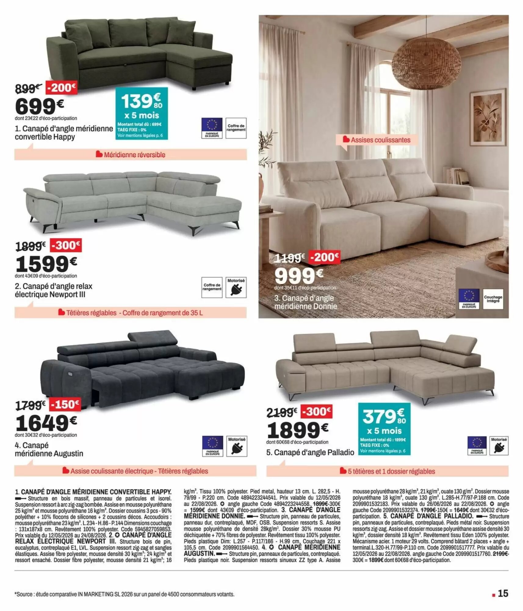 Prospectus promotionnel BUT valable à partir du 21/07/2026 - Page 15.