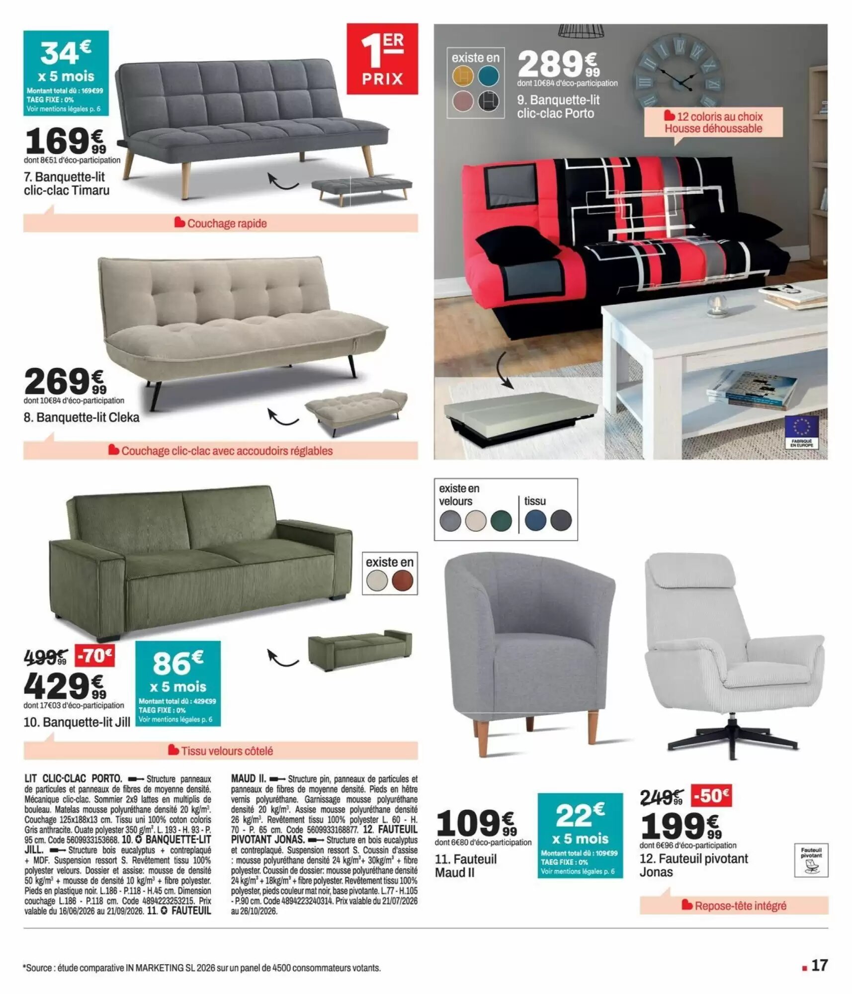 Prospectus promotionnel BUT valable à partir du 21/07/2026 - Page 17.
