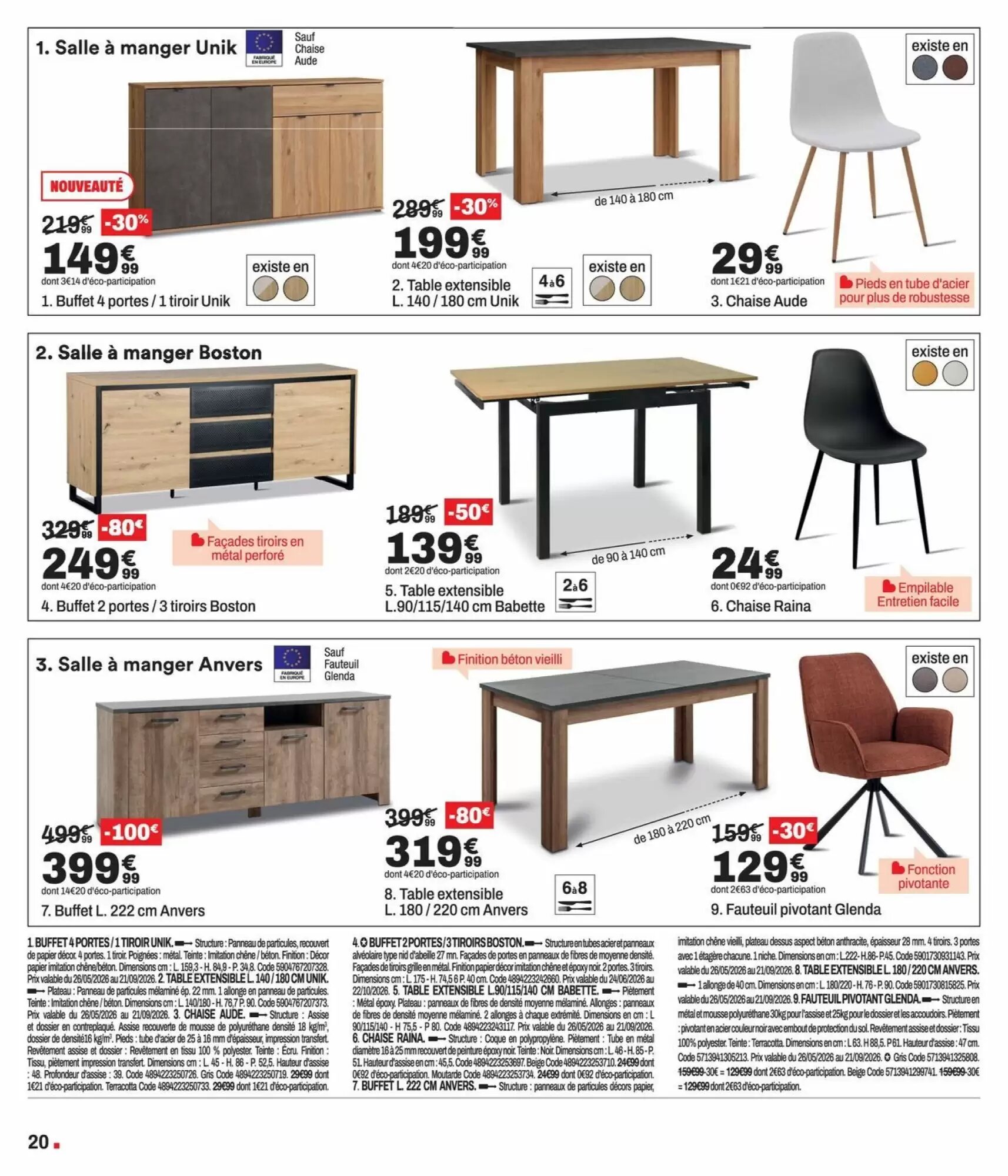 Prospectus promotionnel BUT valable à partir du 21/07/2026 - Page 20.