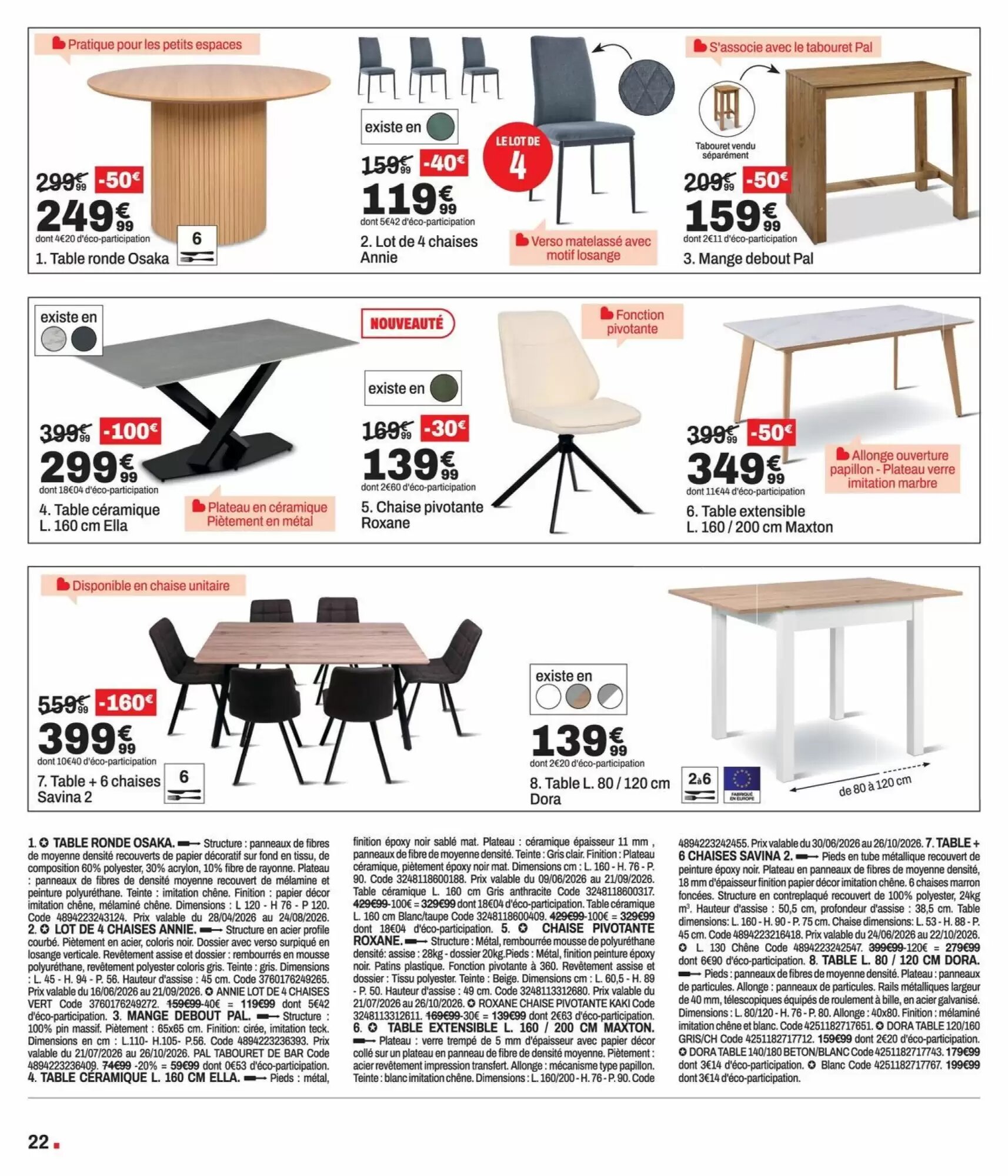 Prospectus promotionnel BUT valable à partir du 21/07/2026 - Page 22.