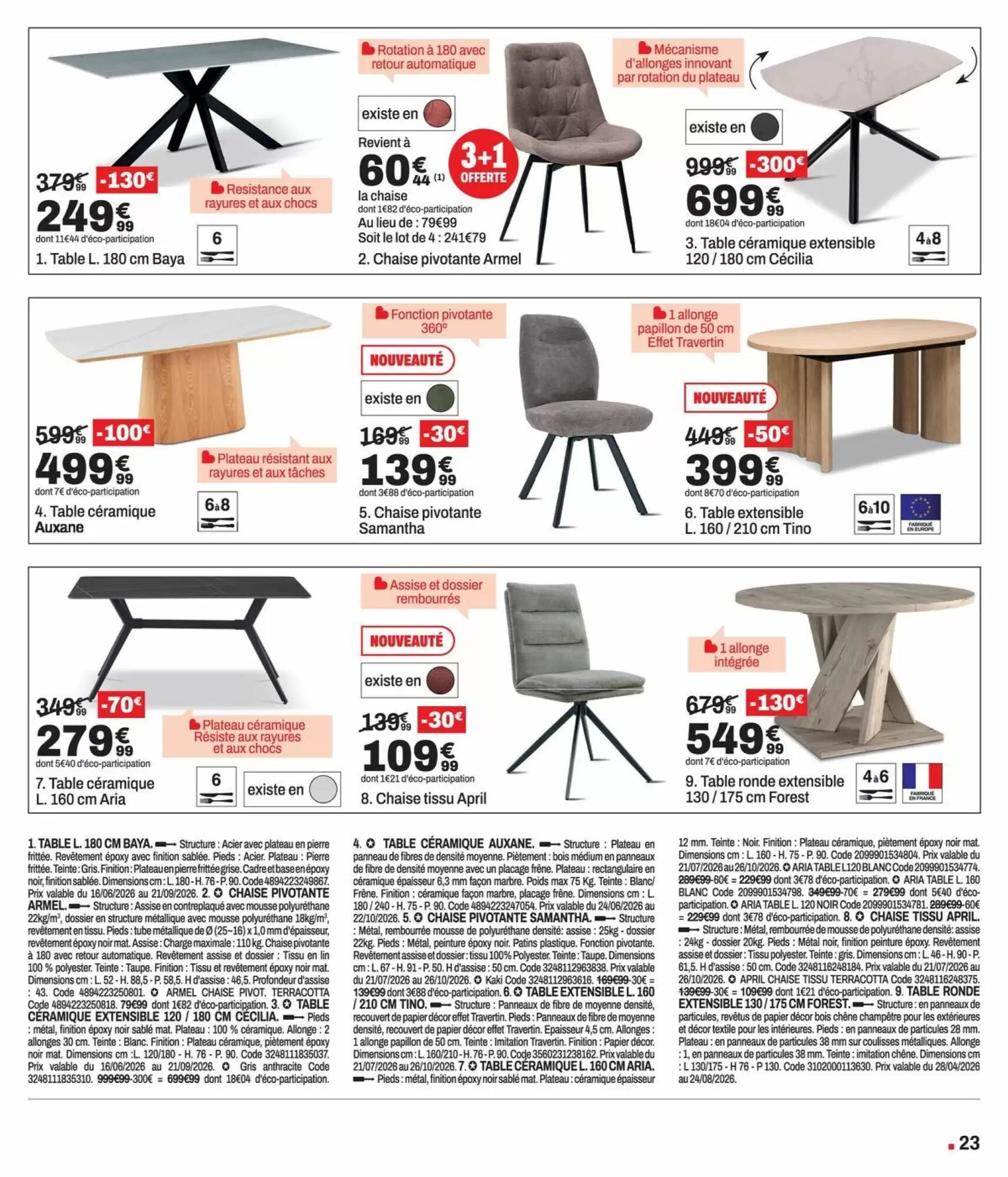 Prospectus promotionnel BUT valable à partir du 21/07/2026 - Page 23.