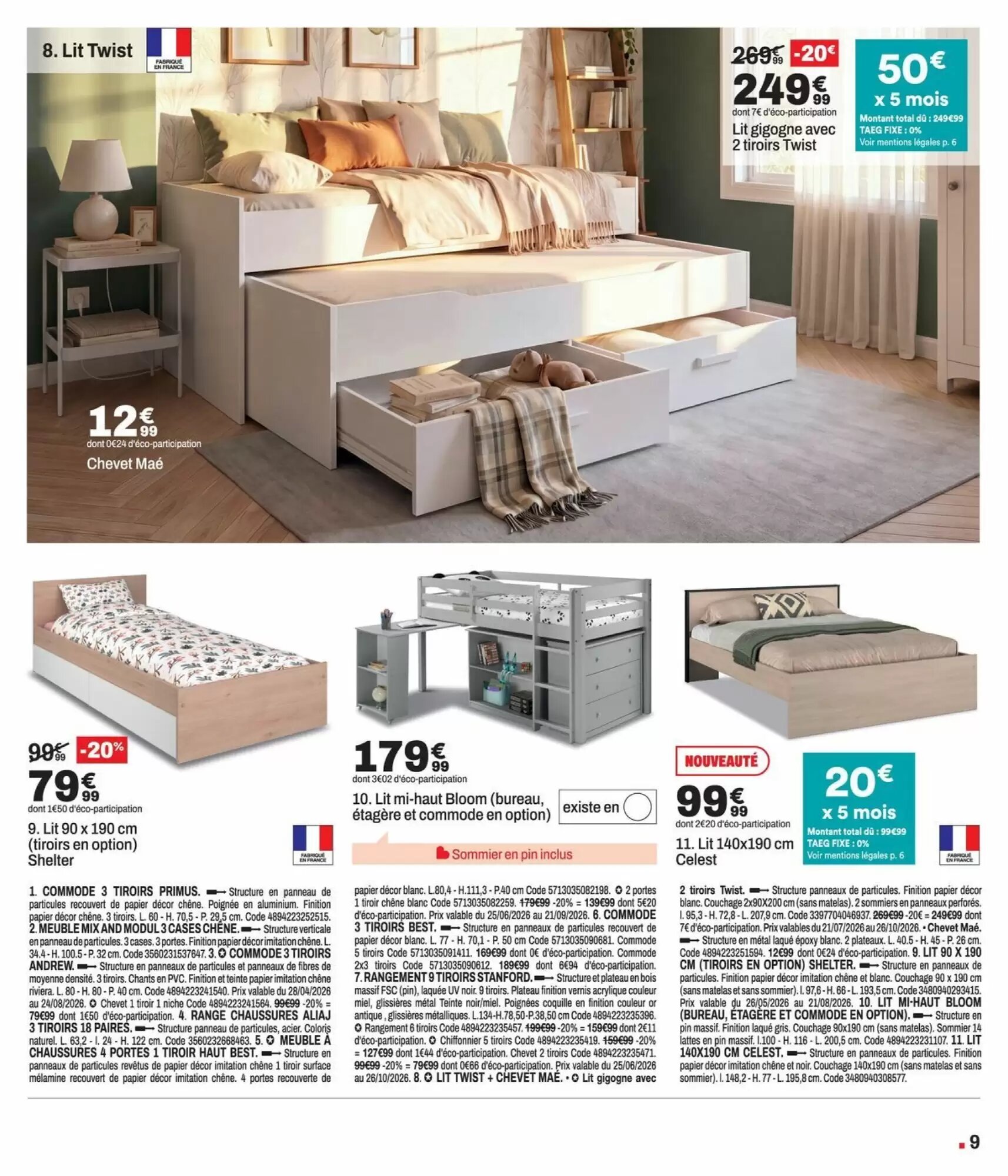 Prospectus promotionnel BUT valable à partir du 21/07/2026 - Page 9.
