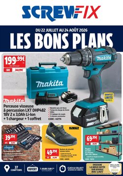 Prospectus promotionnel Screwfix valable à partir du 22/07/2026