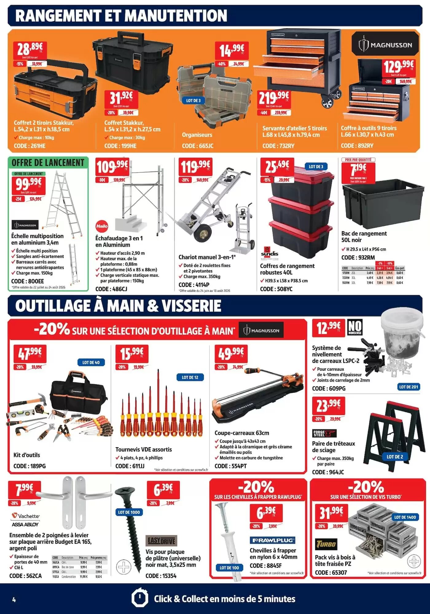 Prospectus promotionnel Screwfix valable à partir du 22/07/2026 - Page 4.